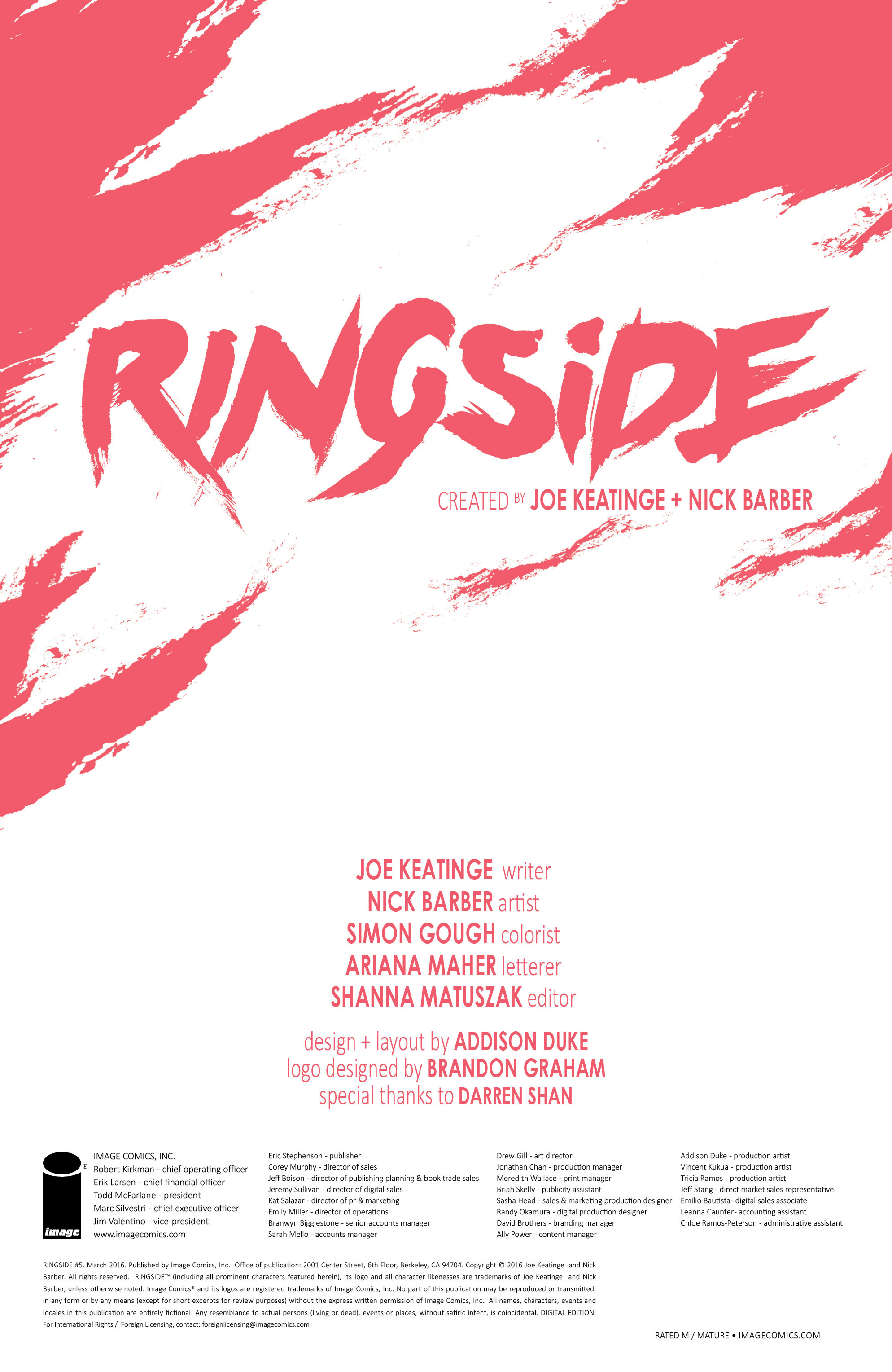 Read online Ringside comic -  Issue #5 - 30