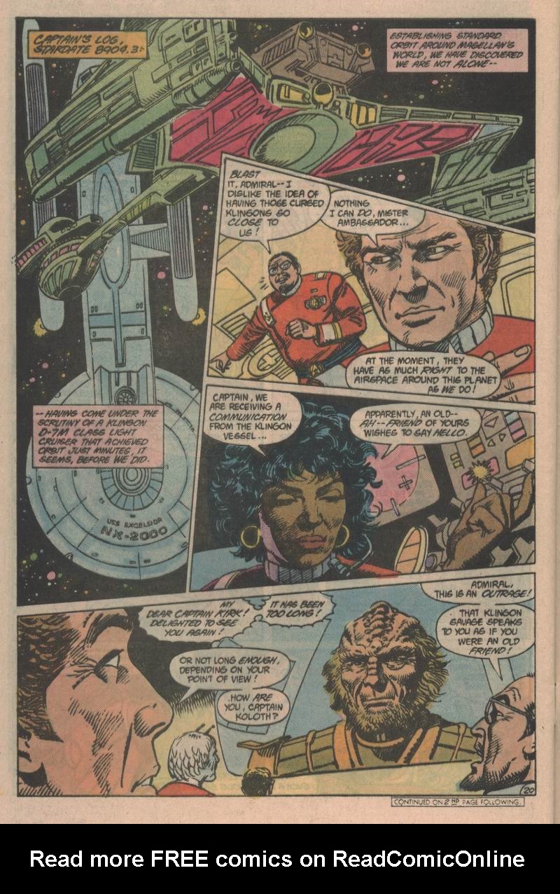 Read online Star Trek (1984) comic -  Issue #31 - 21
