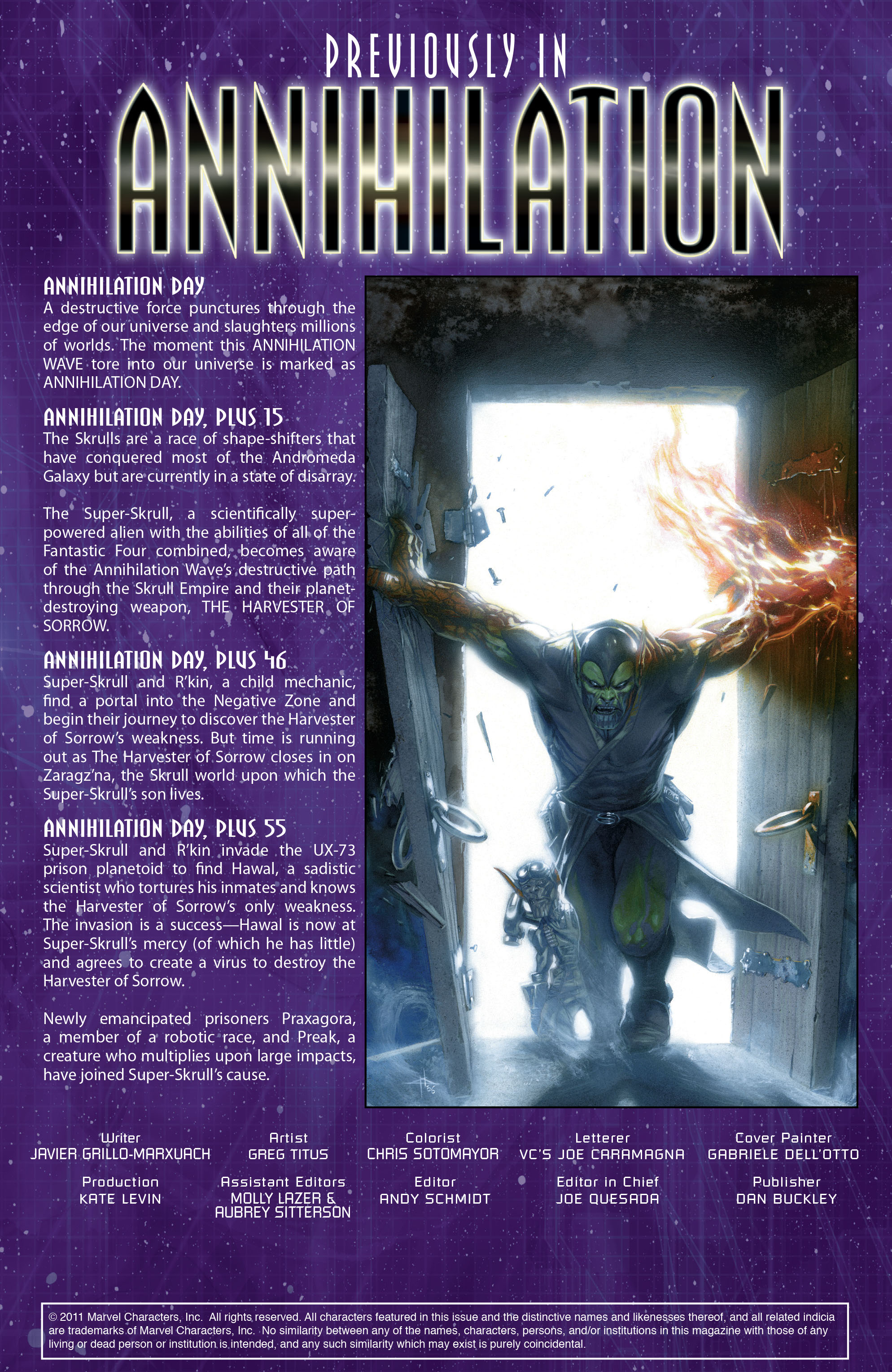 Read online Annihilation: Super-Skrull comic -  Issue #3 - 2