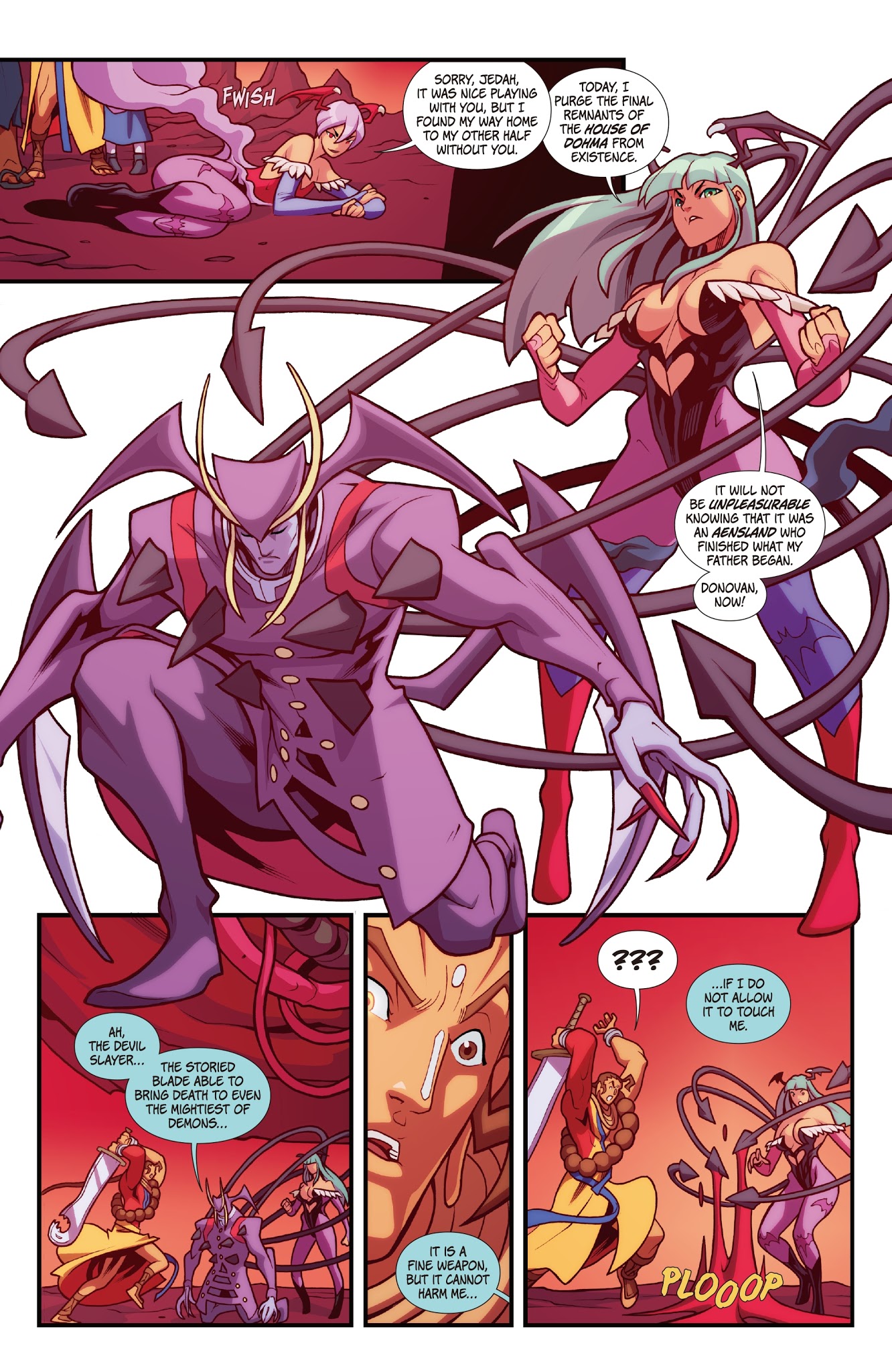 Read online Street Fighter VS Darkstalkers comic -  Issue #6 - 15
