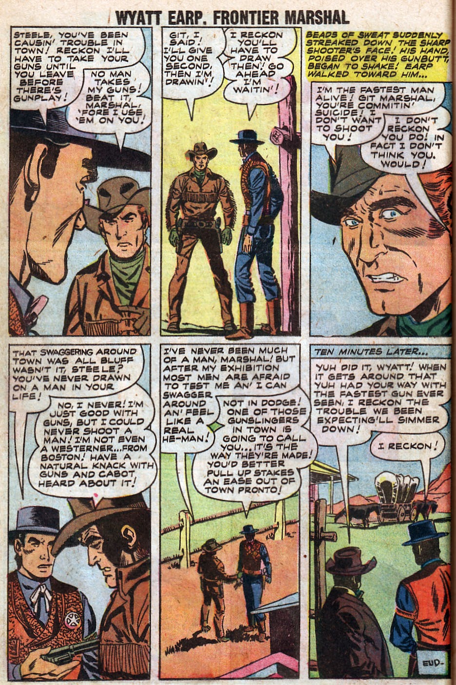 Read online Wyatt Earp Frontier Marshal comic -  Issue #21 - 37