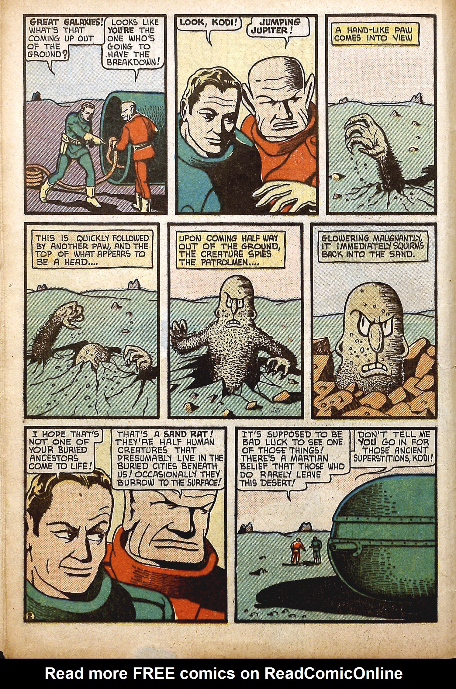 Read online Amazing Mystery Funnies comic -  Issue #23 - 11