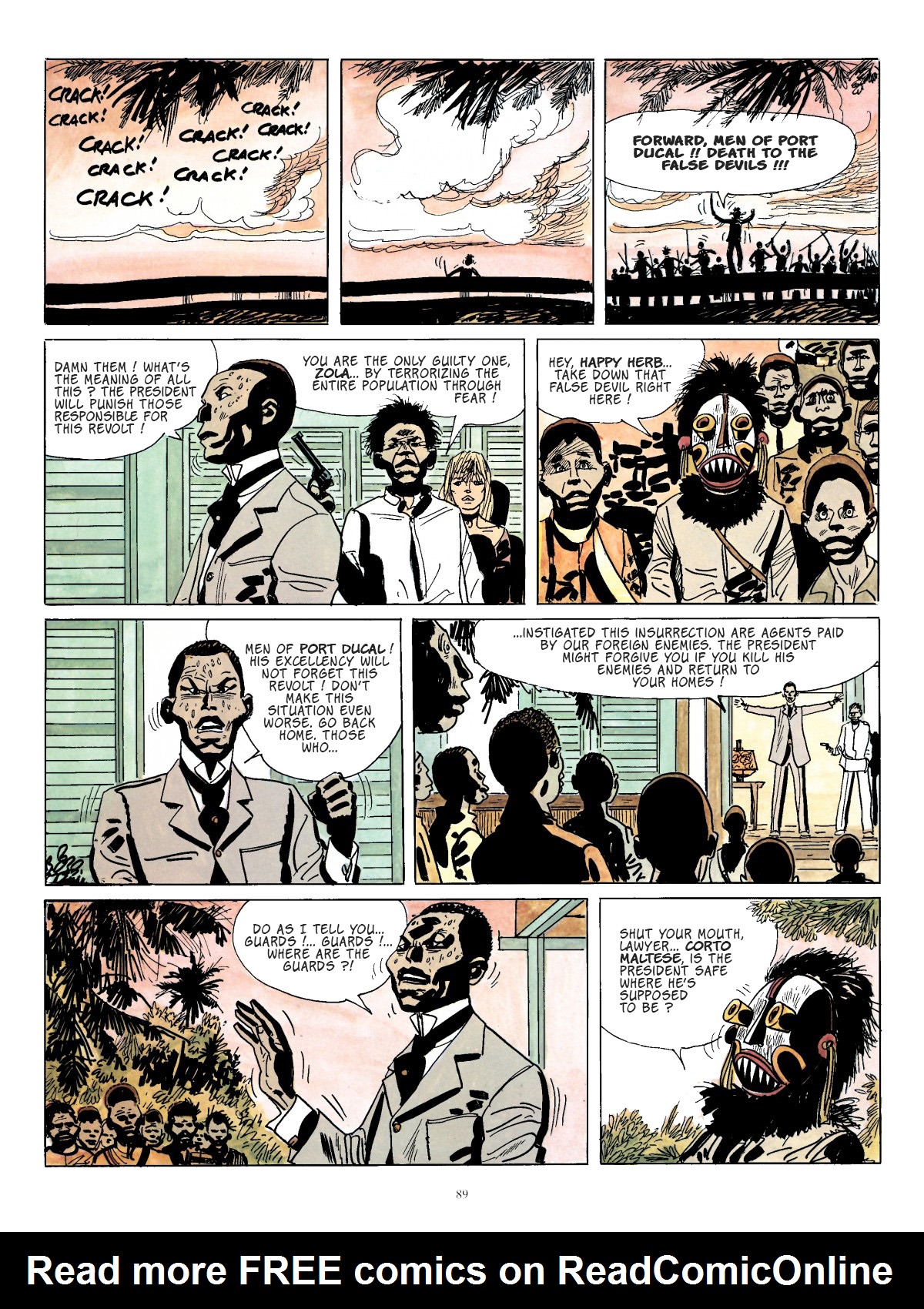 Read online Corto Maltese comic -  Issue # TPB 5 - 80