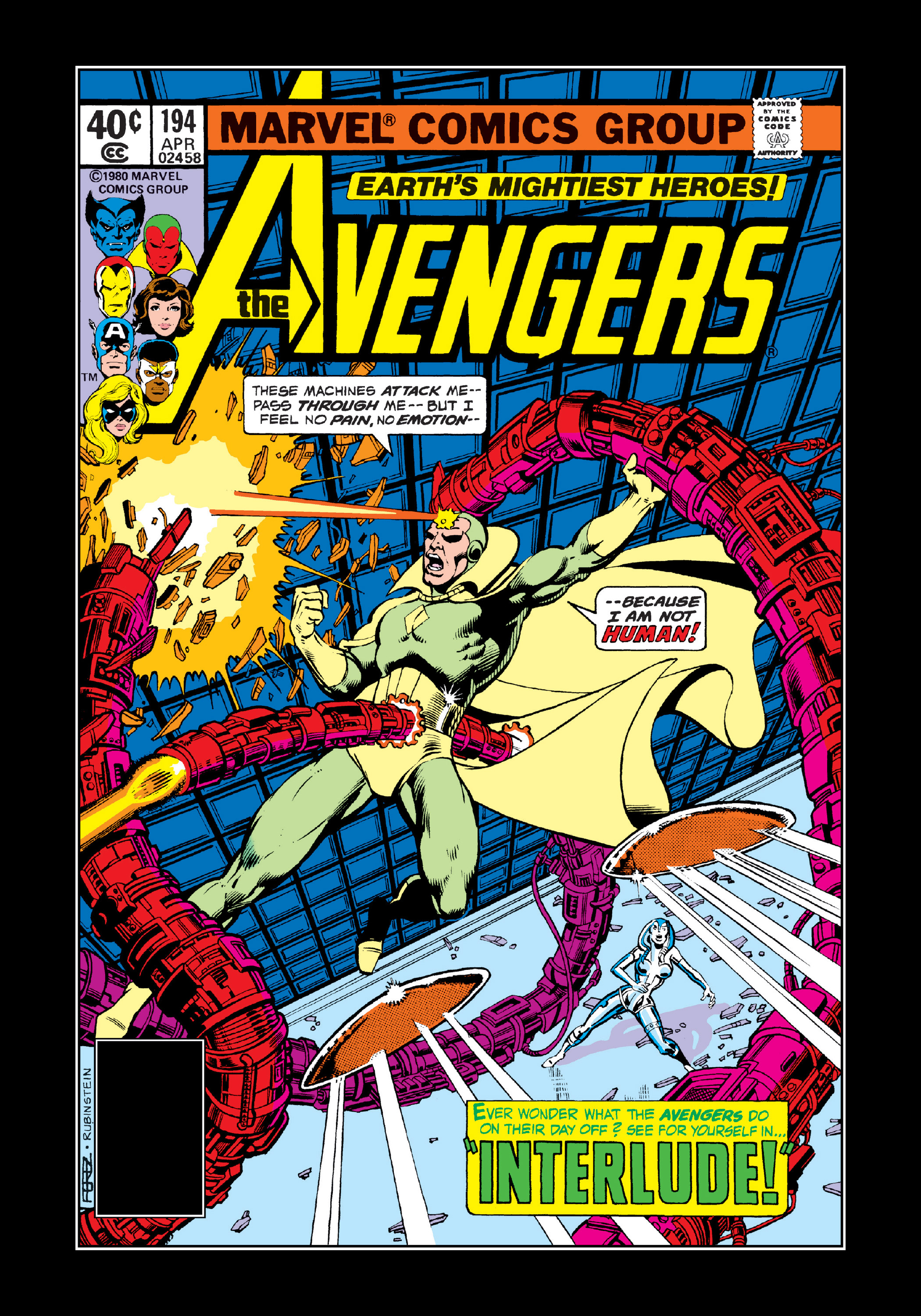 Read online Marvel Masterworks: The Avengers comic -  Issue # TPB 19 (Part 2) - 1