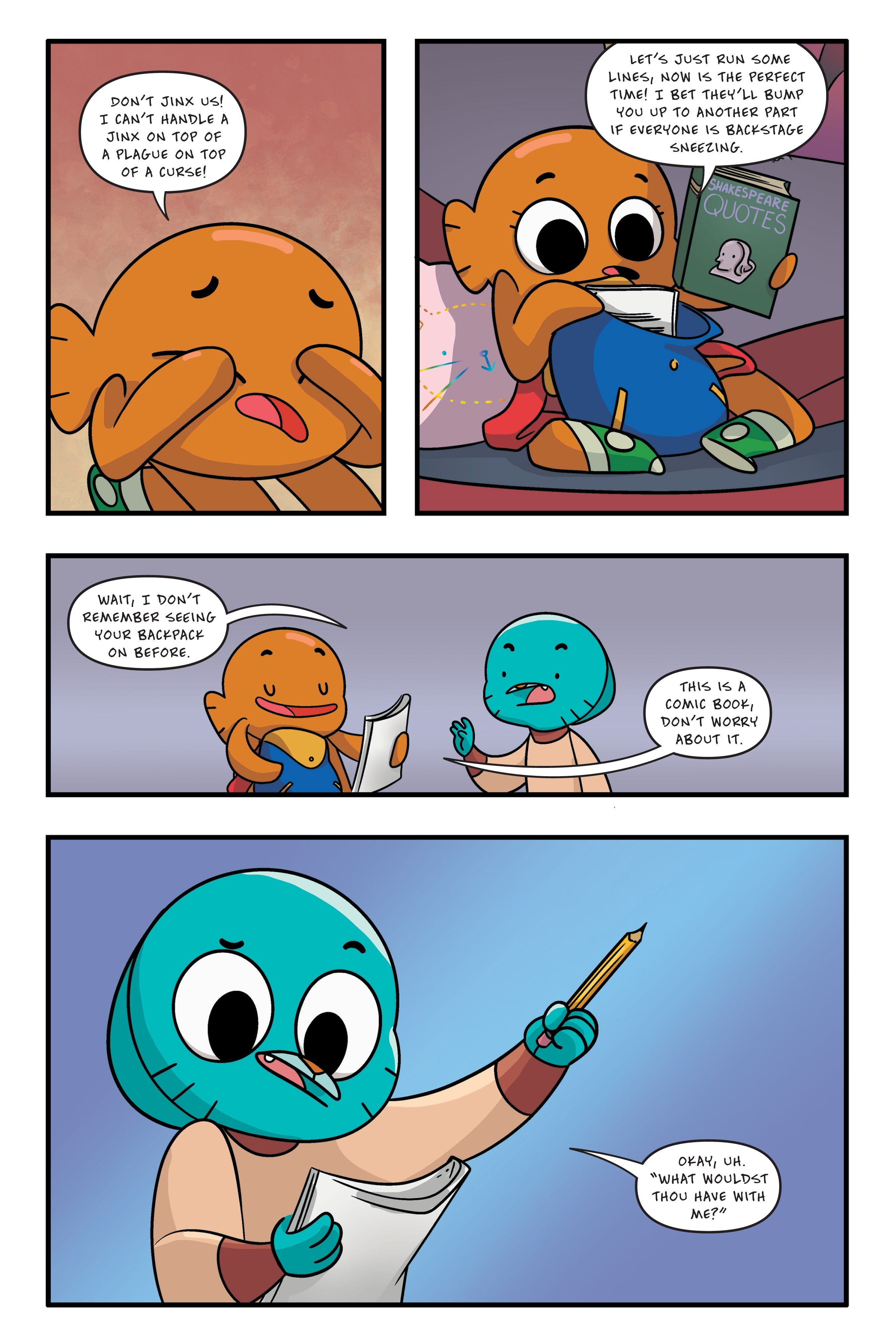 Read online The Amazing World of Gumball: Midsummer Nightmare comic -  Issue # TPB - 94