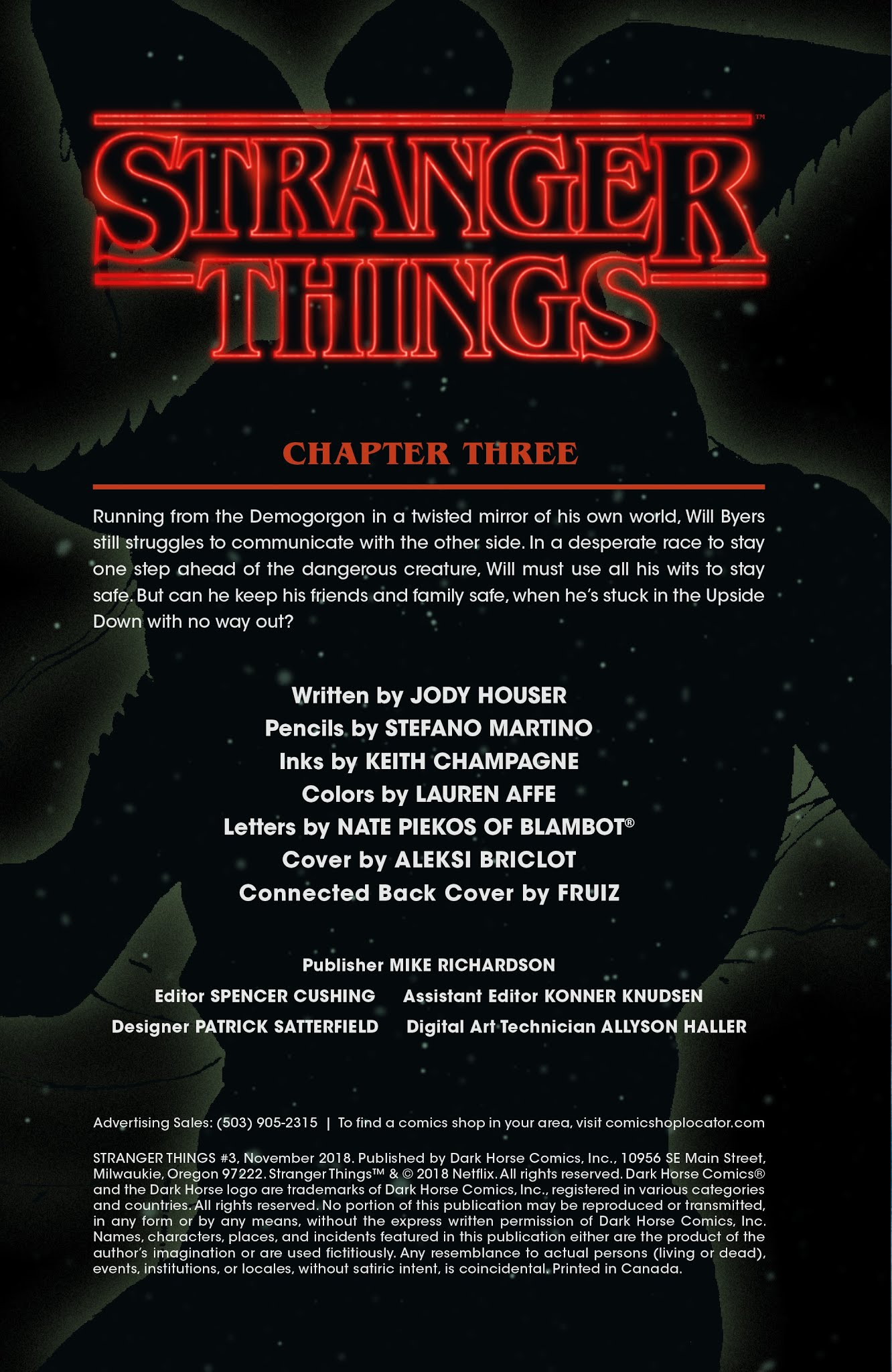 Read online Stranger Things comic -  Issue #3 - 2