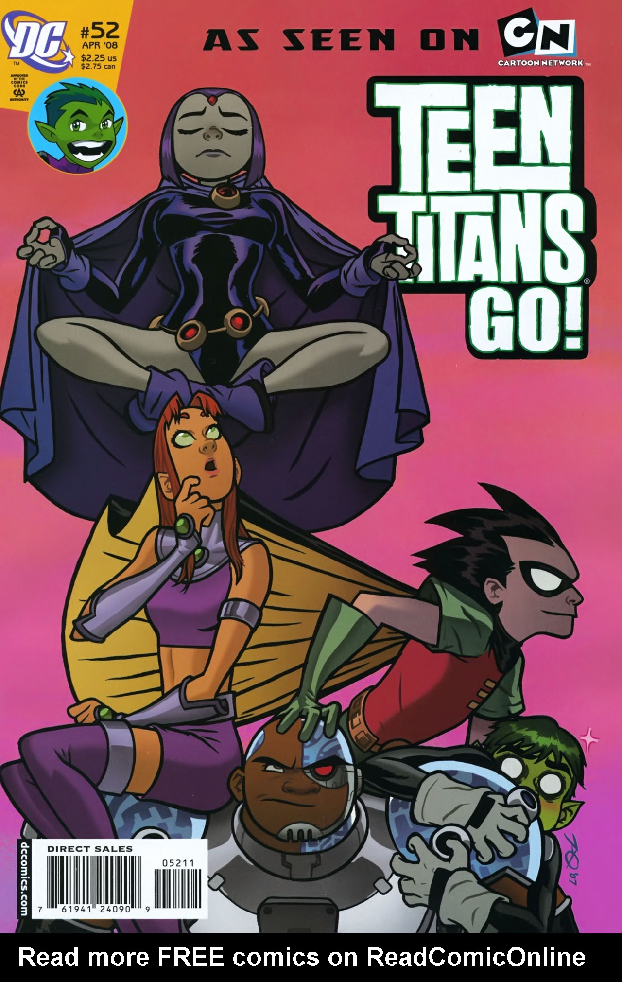 Read online Teen Titans Go! (2003) comic -  Issue #52 - 1