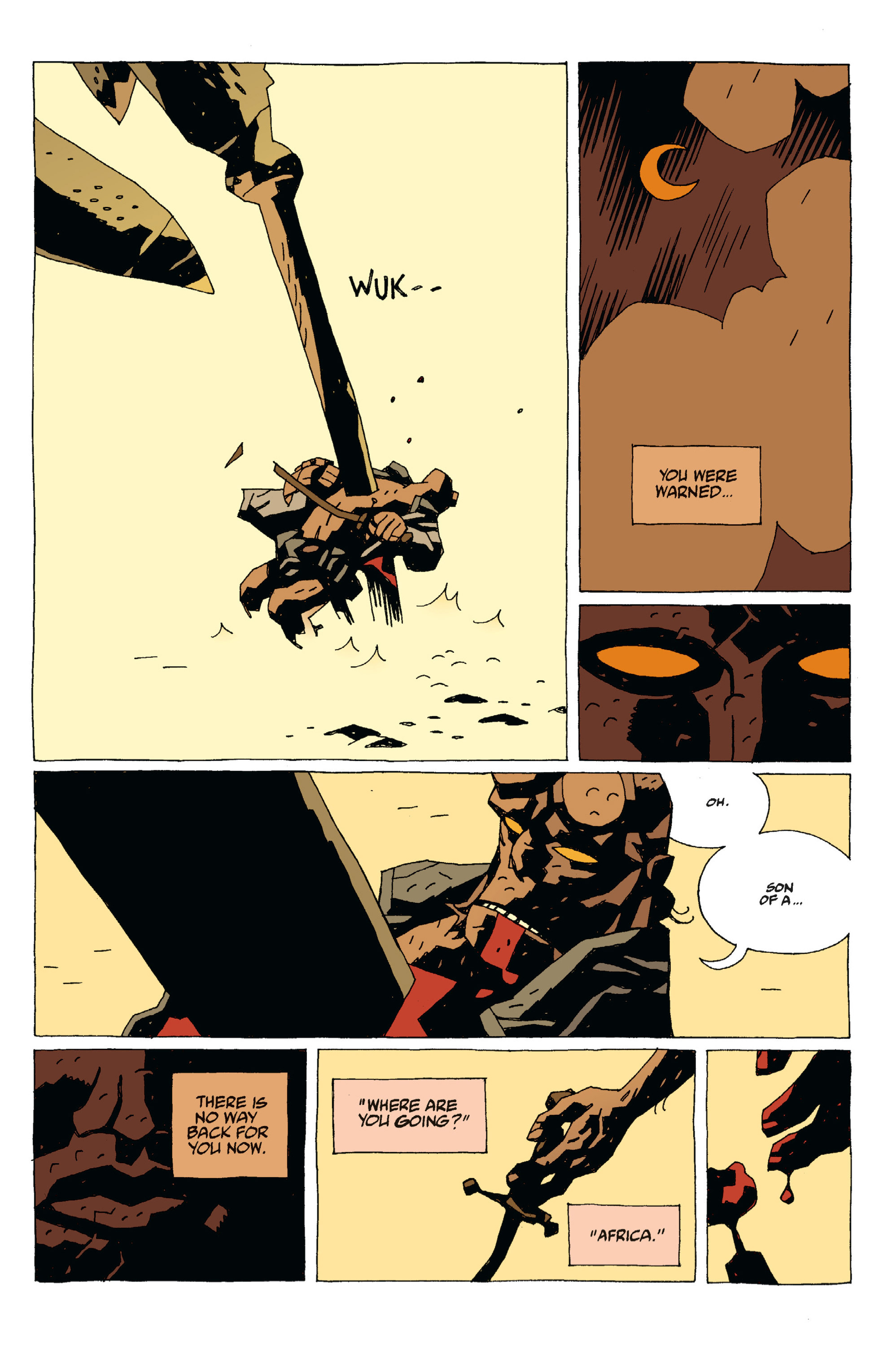 Read online Hellboy comic -  Issue #6 - 89
