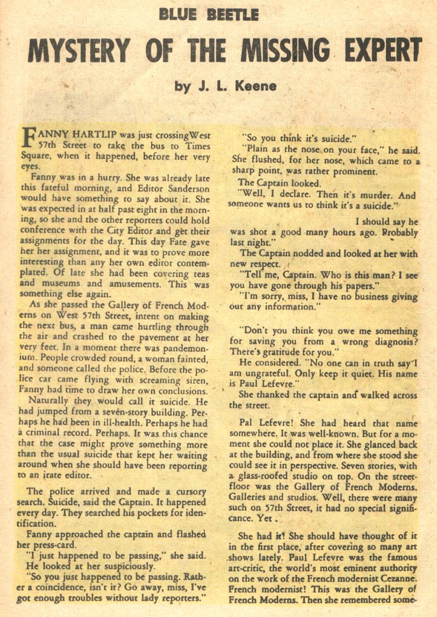 Read online Blue Beetle (1955) comic -  Issue #21 - 20