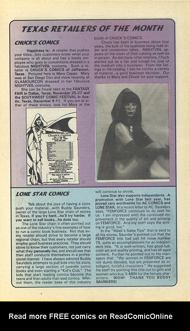 Read online Femforce comic -  Issue #78 - 14