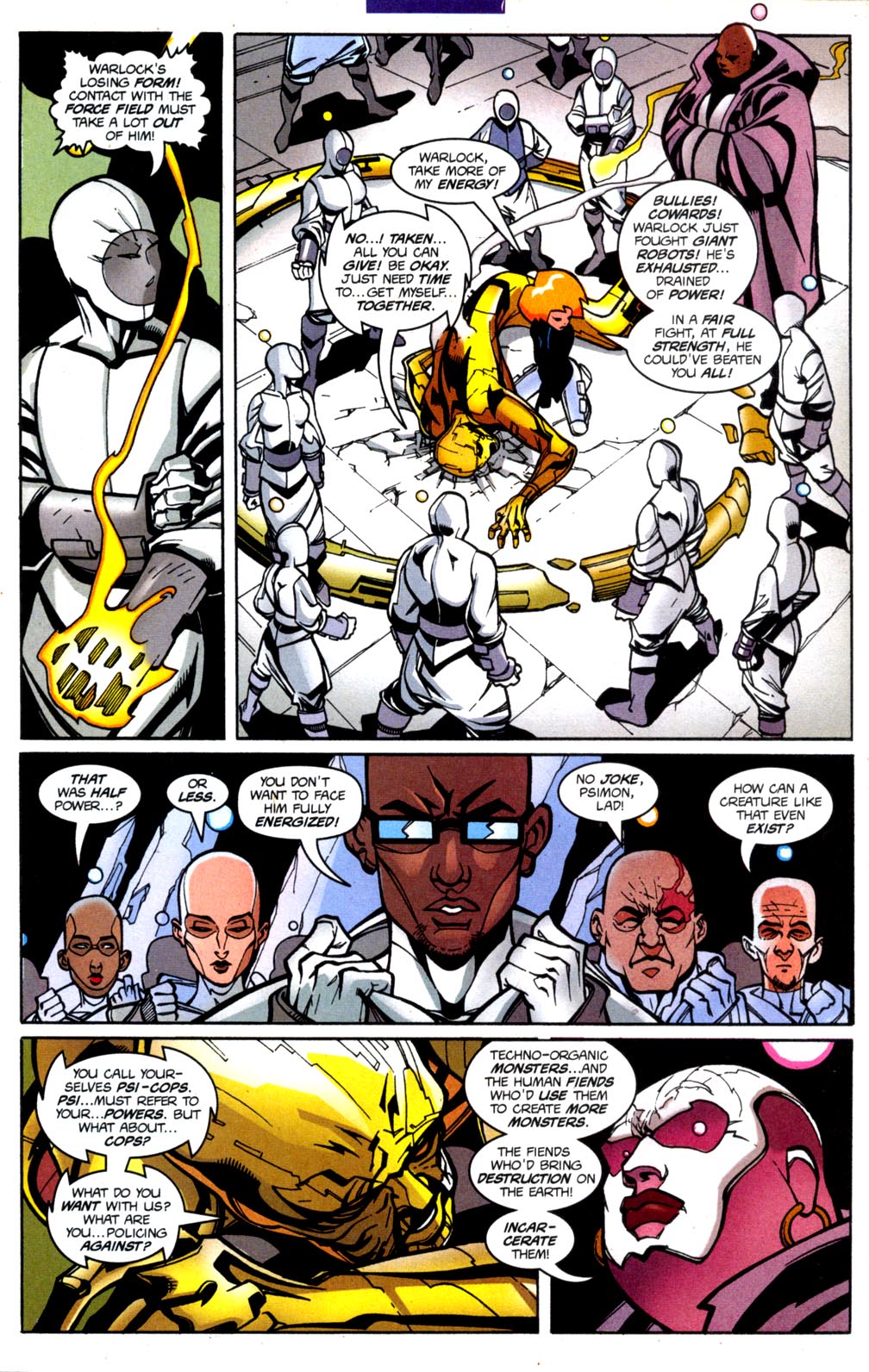 Read online Warlock (1999) comic -  Issue #3 - 7