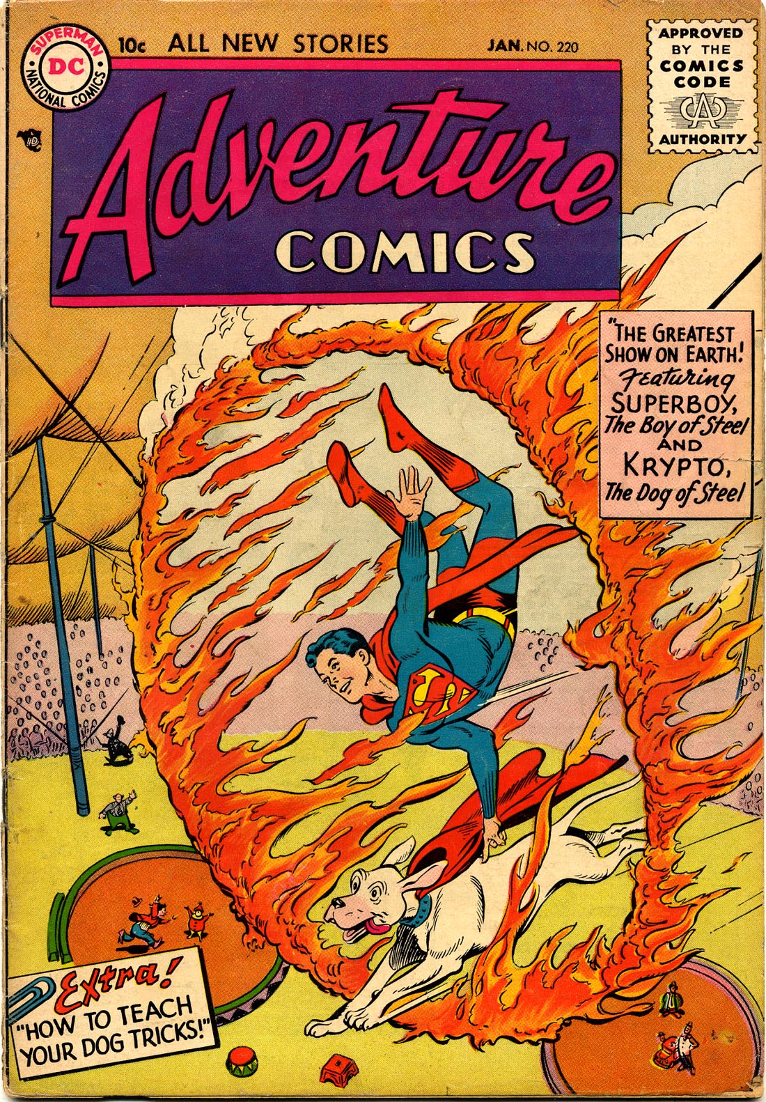 Read online Adventure Comics (1938) comic -  Issue #220 - 1