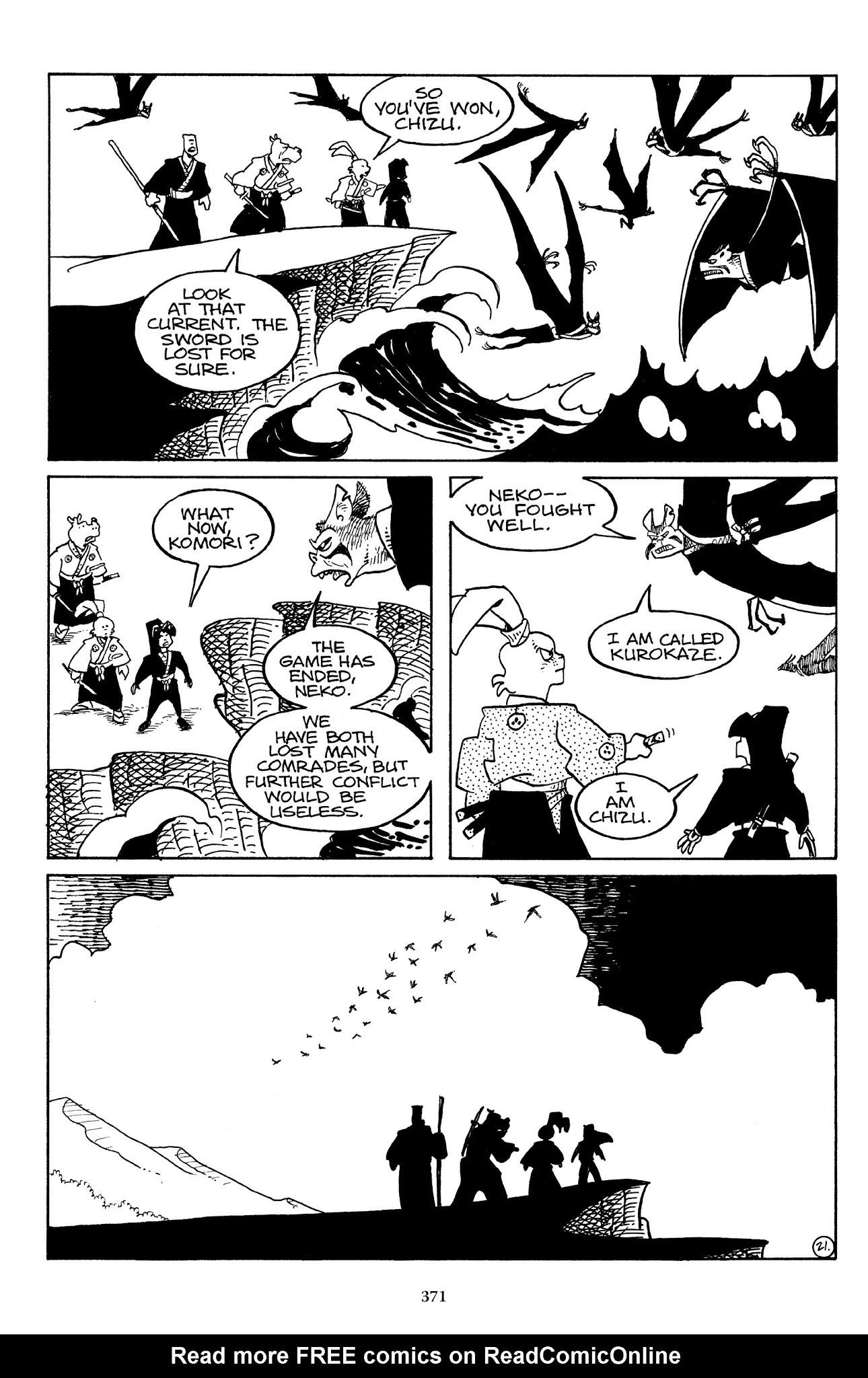 Read online The Usagi Yojimbo Saga comic -  Issue # TPB 3 - 367