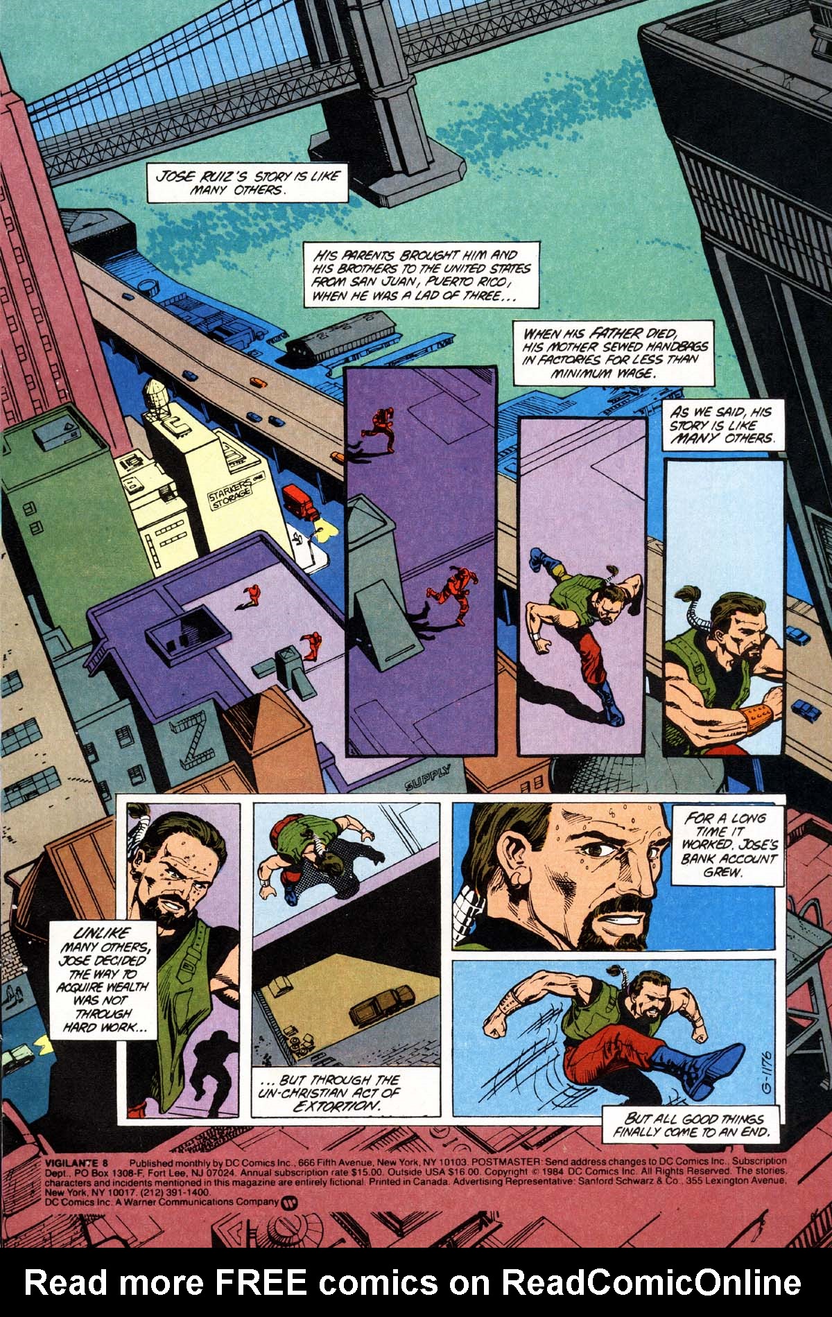 Read online Vigilante (1983) comic -  Issue #8 - 2