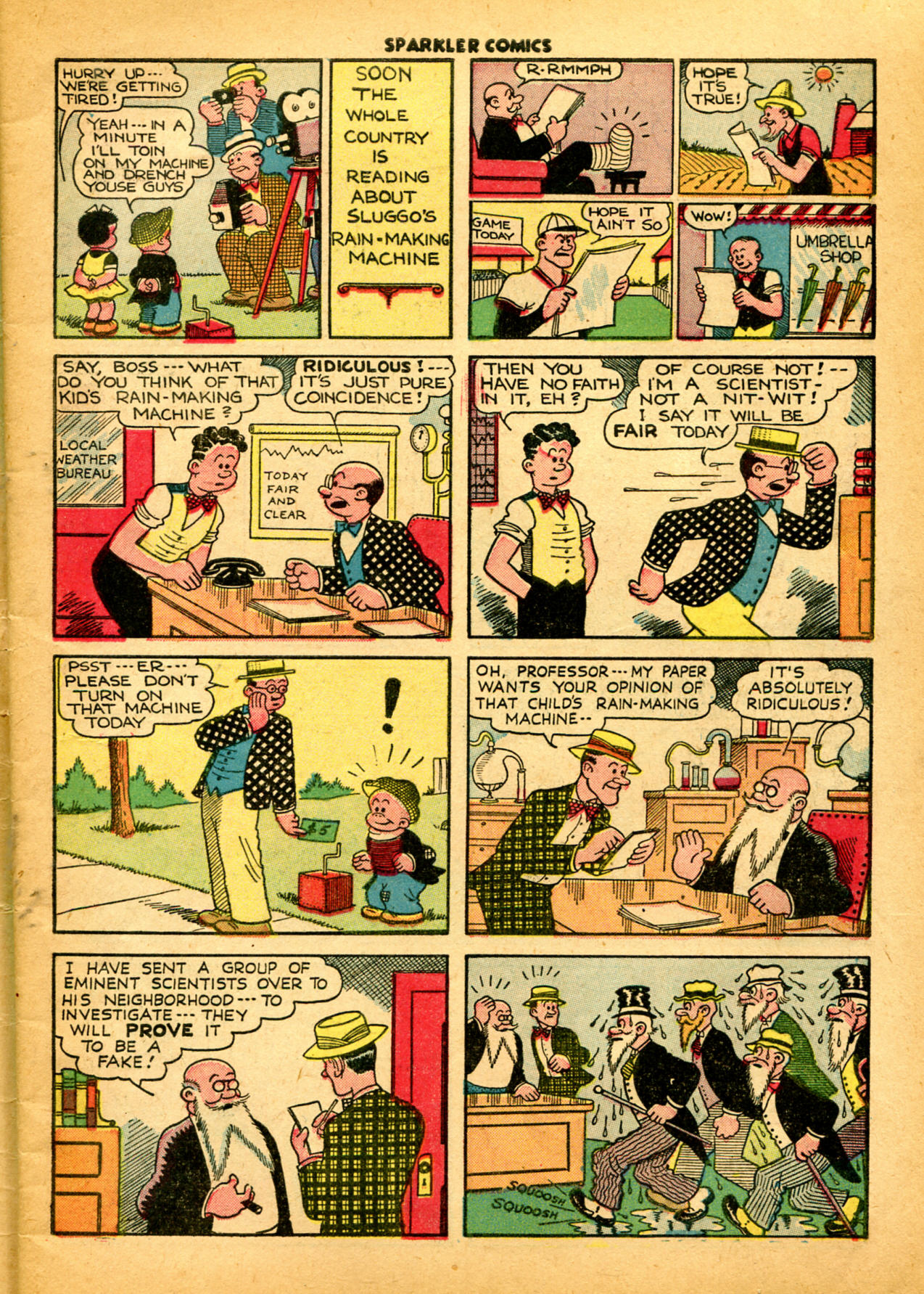 Read online Sparkler Comics comic -  Issue #27 - 5