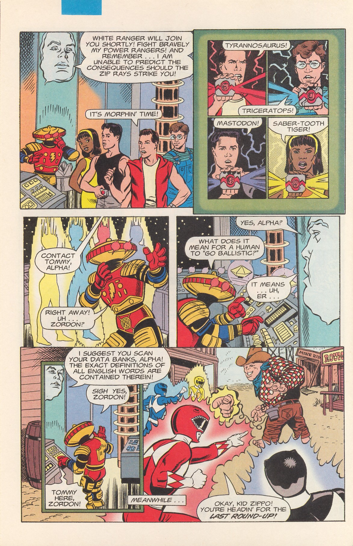Read online Saban's Mighty Morphin Power Rangers (1994) comic -  Issue #5 - 8