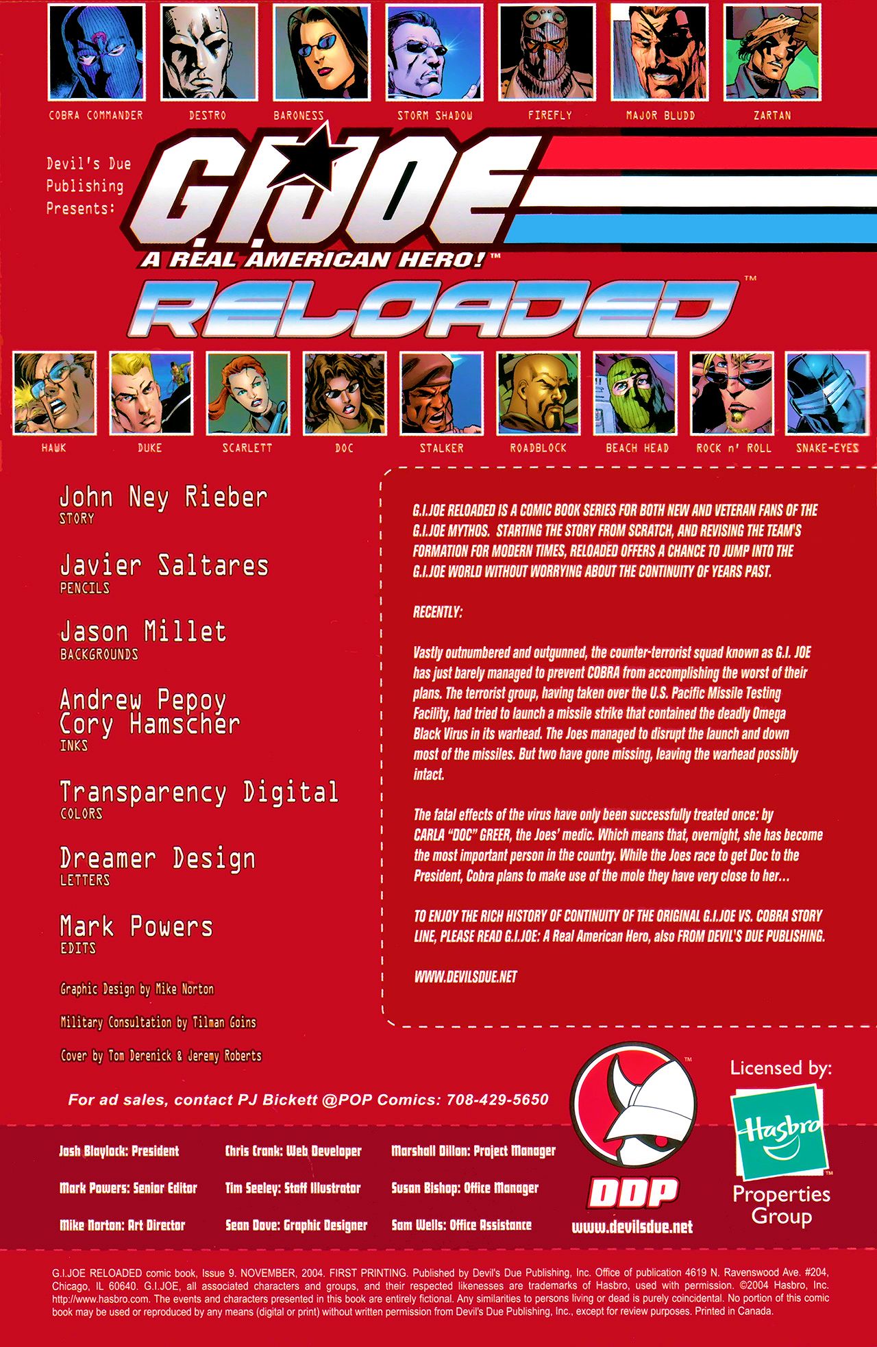 Read online G.I. Joe Reloaded comic -  Issue #9 - 2