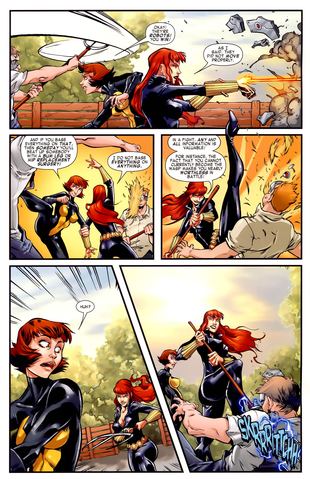 Read online Black Widow & The Marvel Girls comic -  Issue #2 - 5
