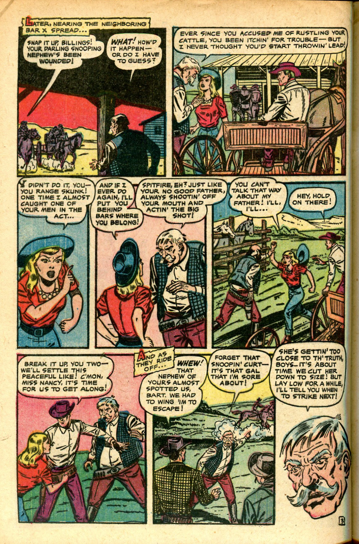 Read online Cowgirl Romances (1950) comic -  Issue #7 - 28