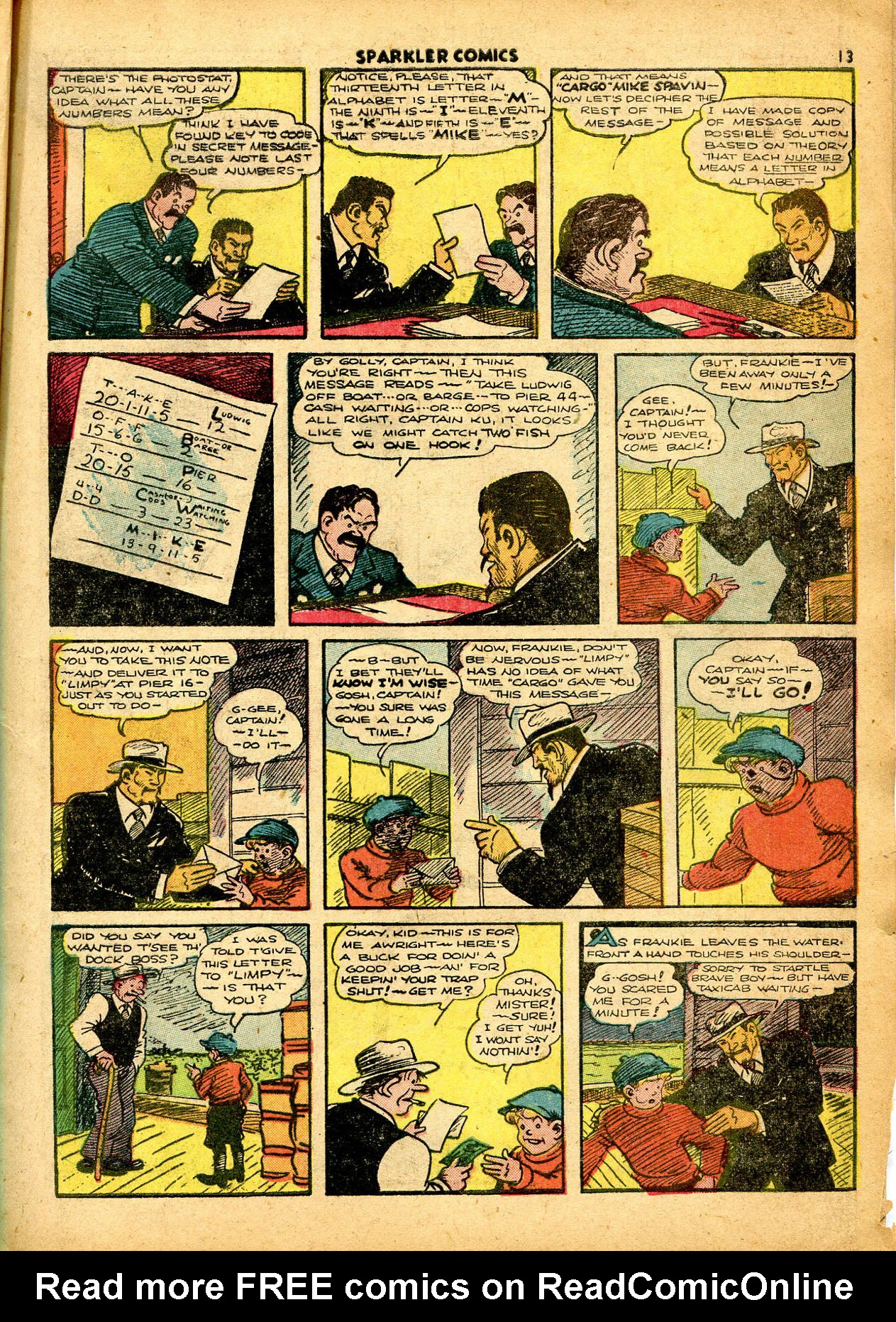 Read online Sparkler Comics comic -  Issue #18 - 15