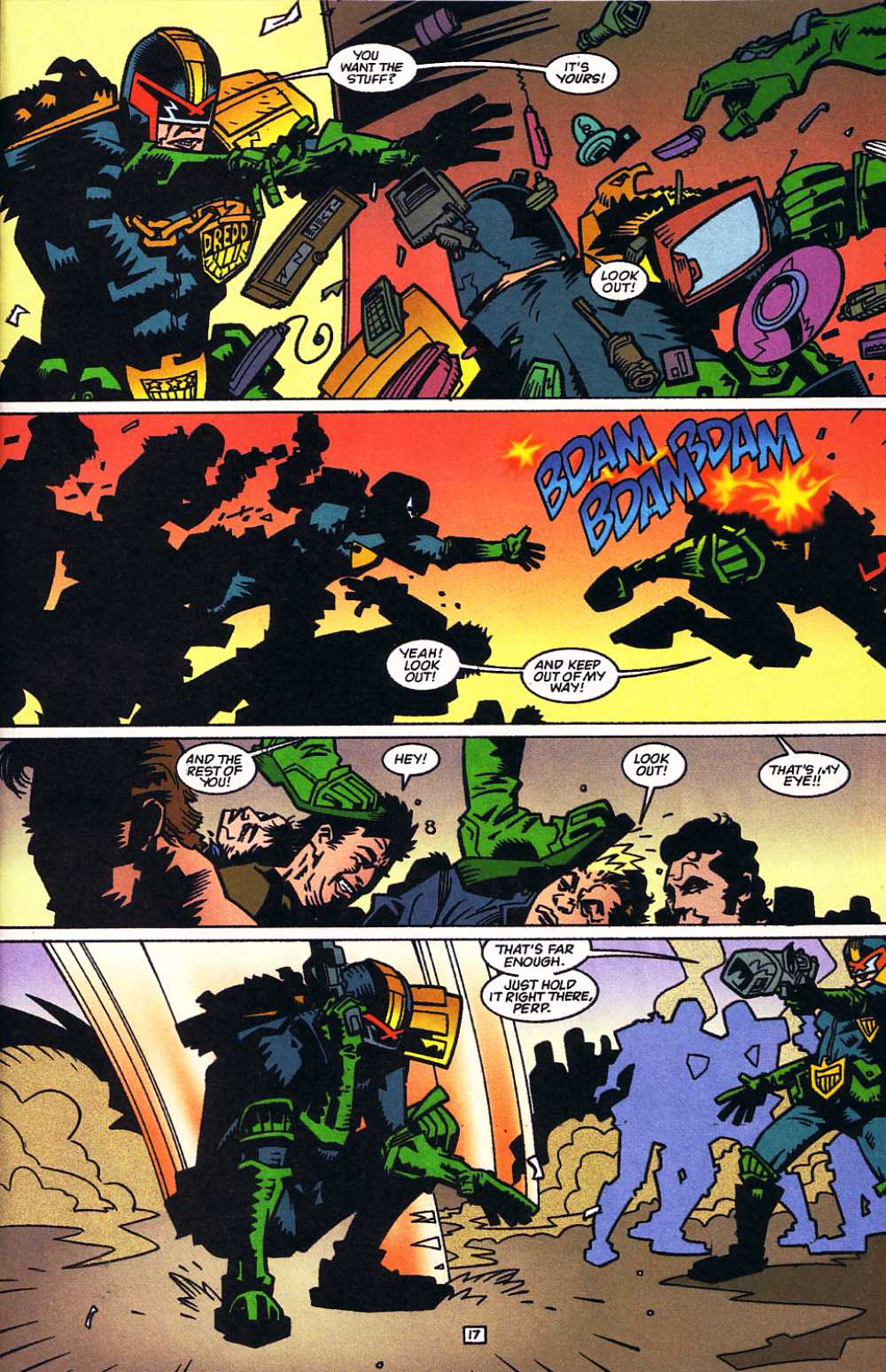 Read online Judge Dredd: Legends of the Law comic -  Issue #8 - 18