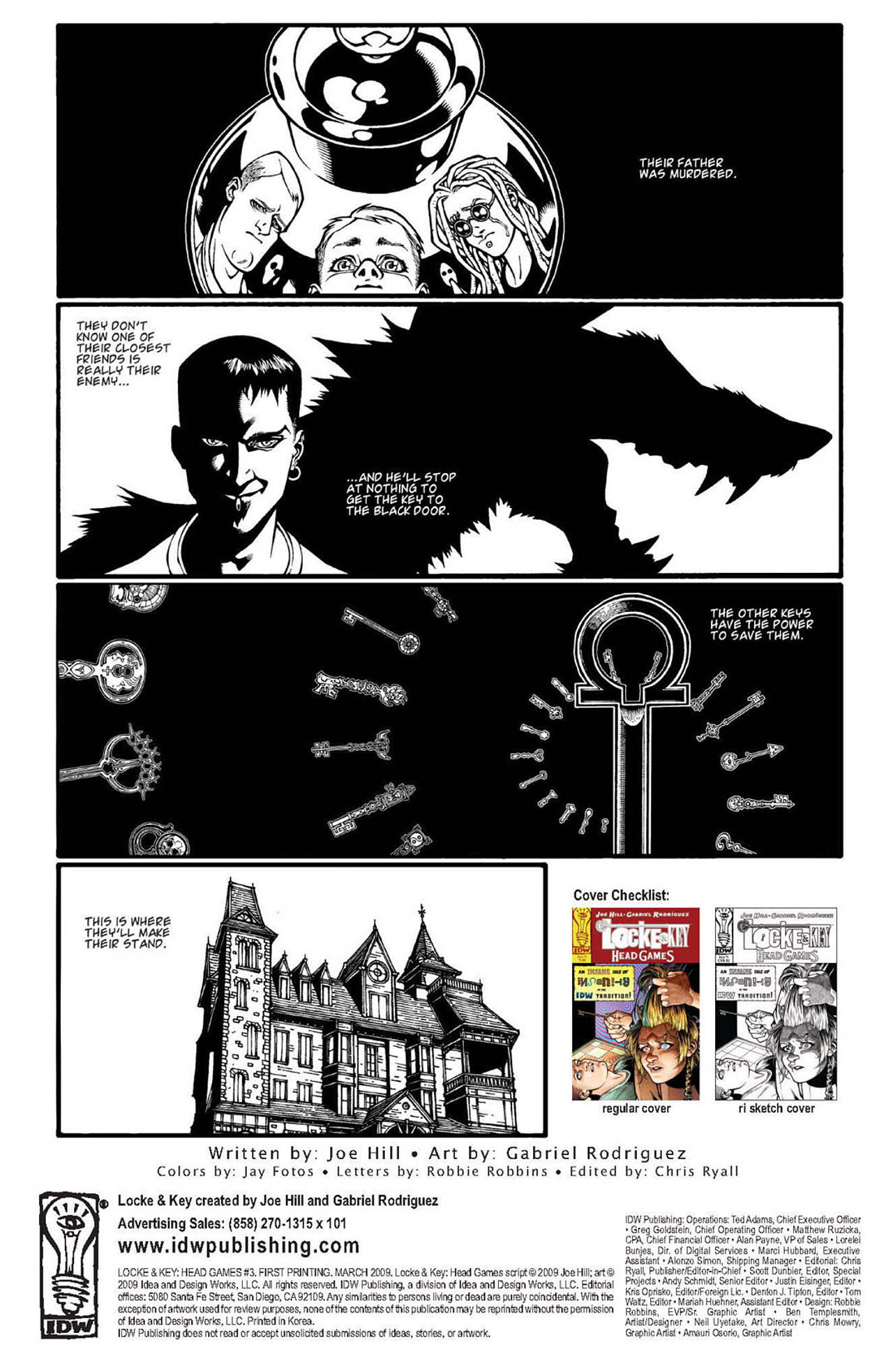 Read online Locke & Key: Head Games comic -  Issue #3 - 3