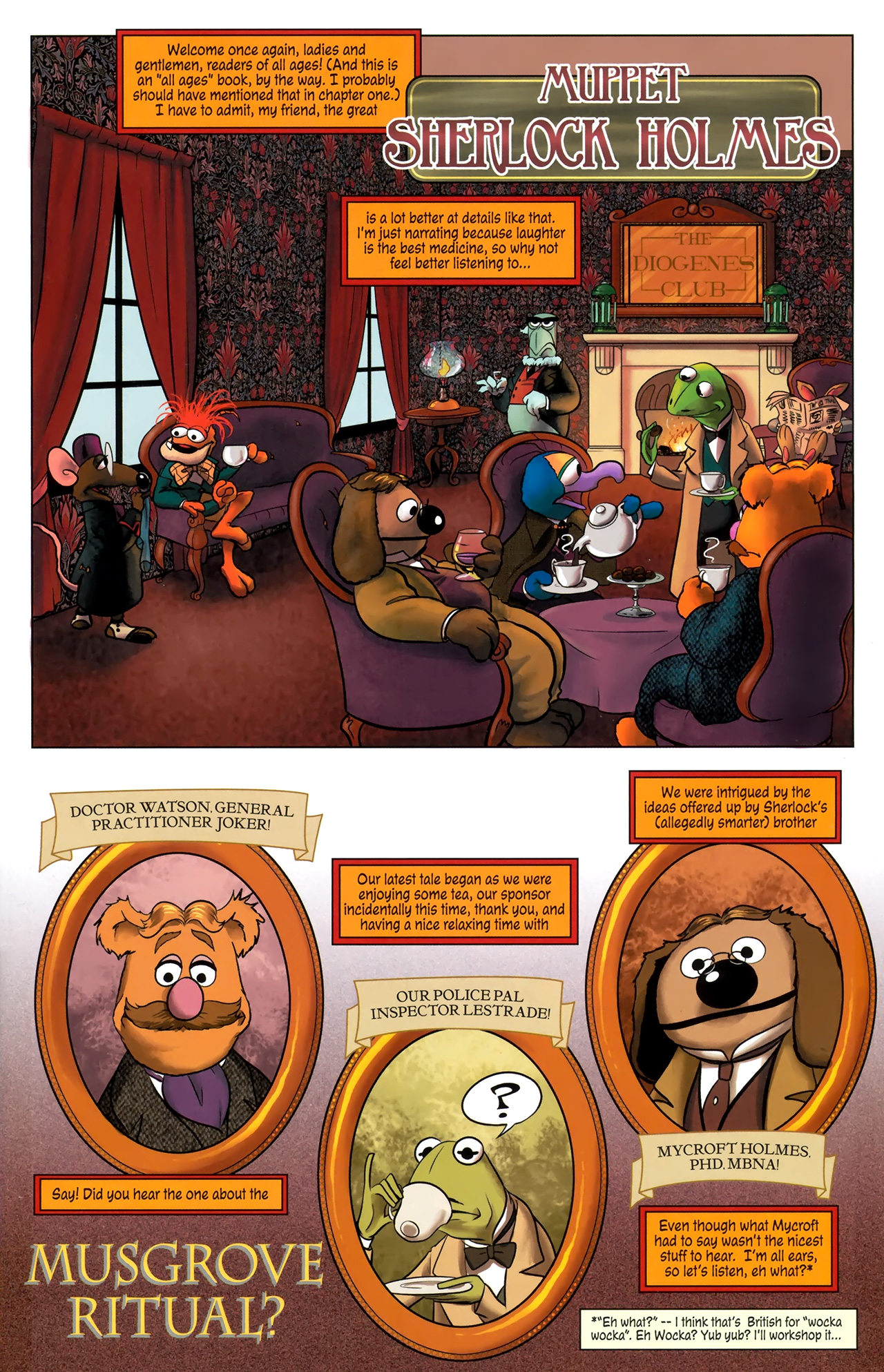 Read online Muppet Sherlock Holmes comic -  Issue #4 - 3
