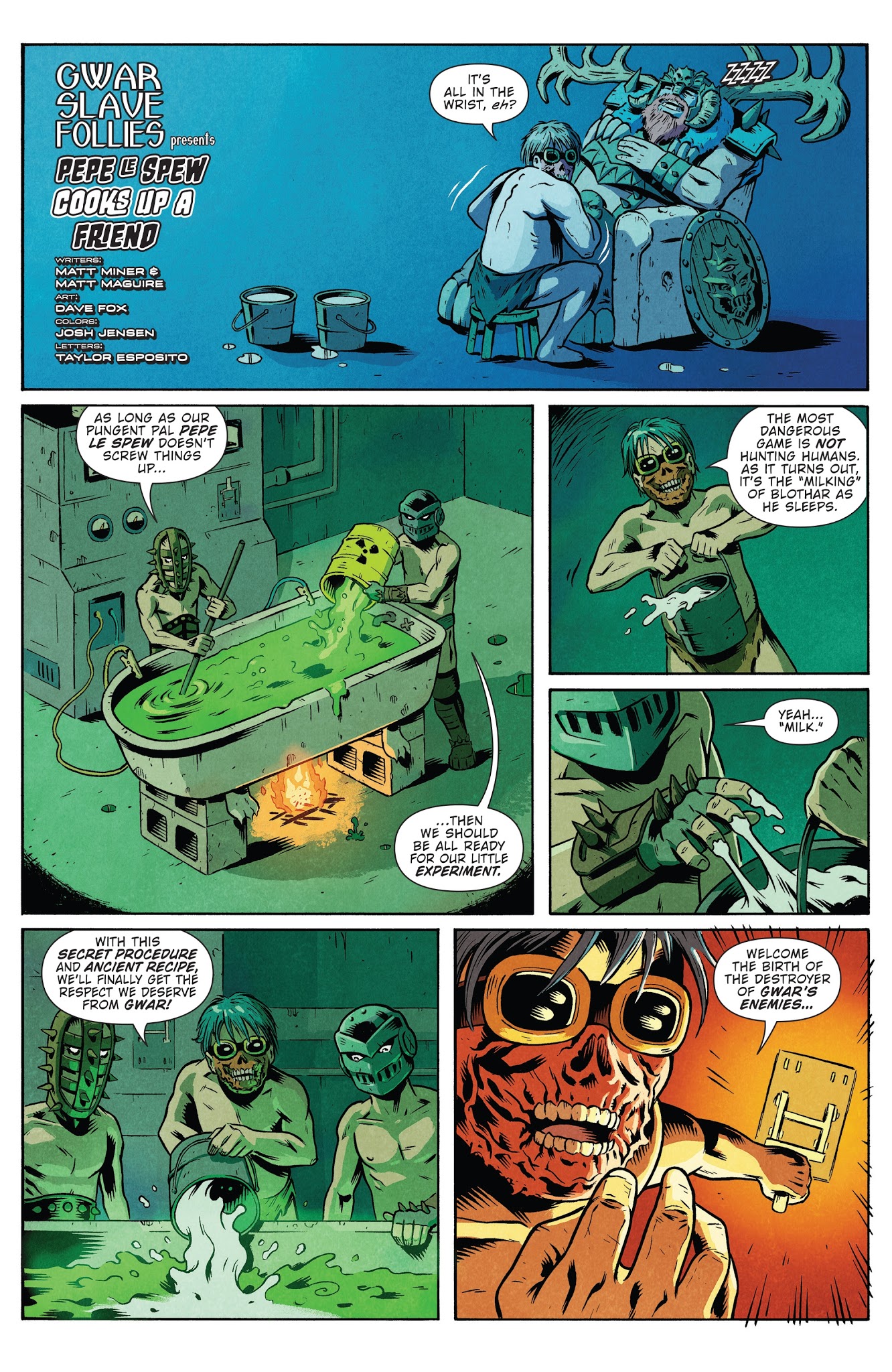 Read online Gwar: Orgasmageddon comic -  Issue #3 - 25