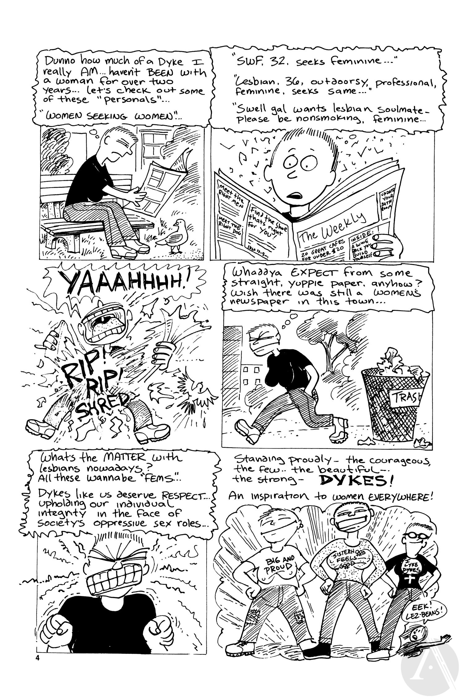 Read online Bitchy Butch: World's Angriest Dyke comic -  Issue # TPB - 10