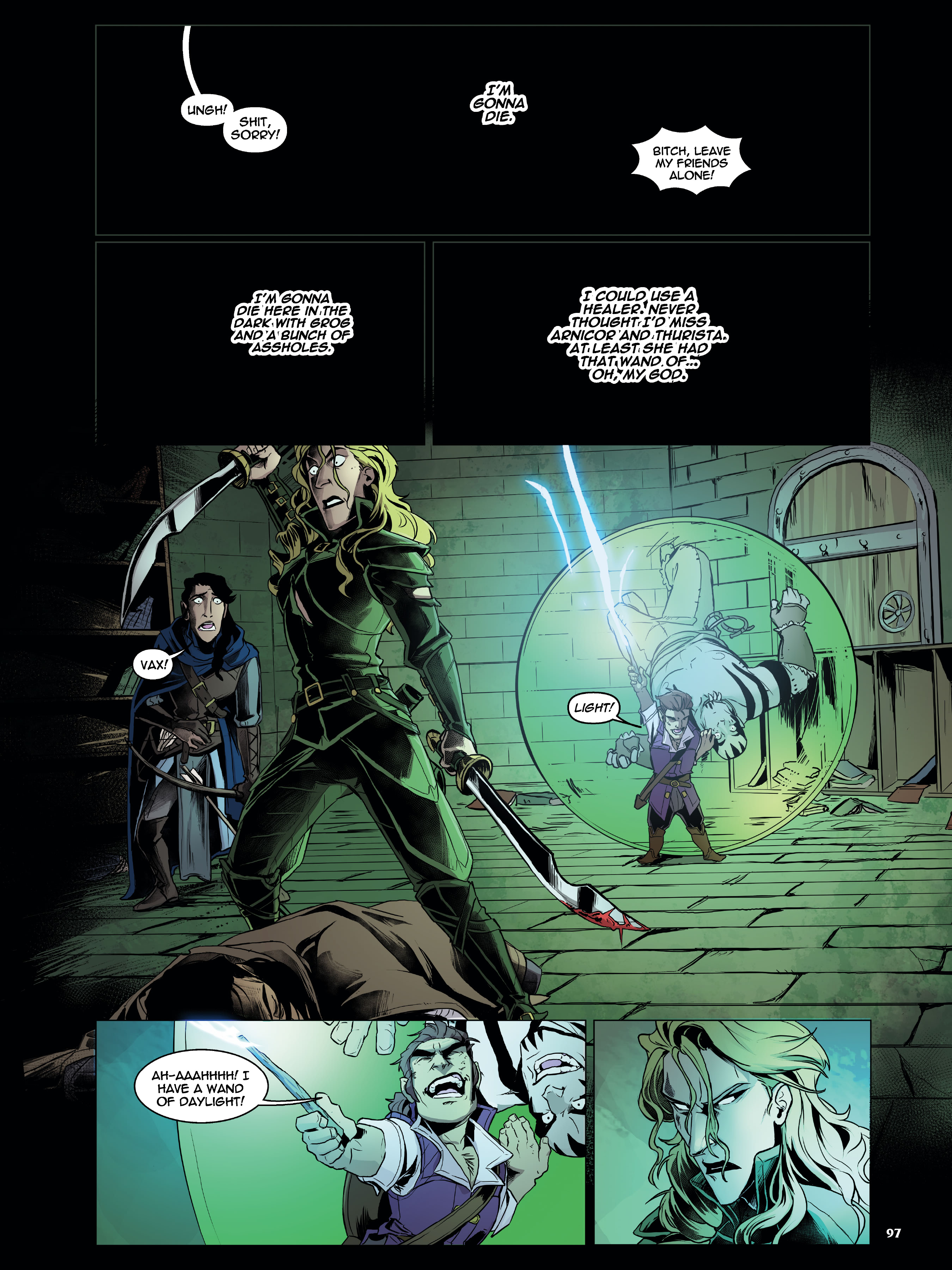 Read online Critical Role Vox Machina Origins comic -  Issue # (2019) _TPB Library Edition (Part 1) - 97