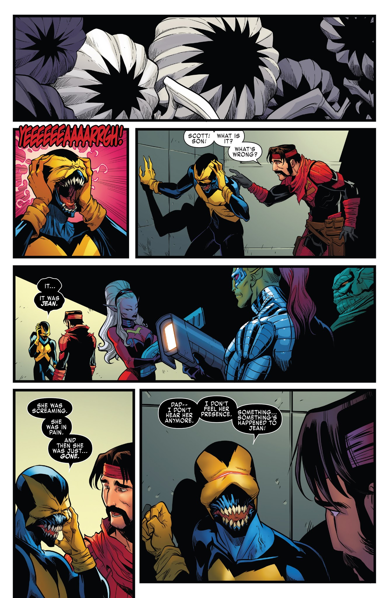 Read online X-Men: Blue comic -  Issue #22 - 19