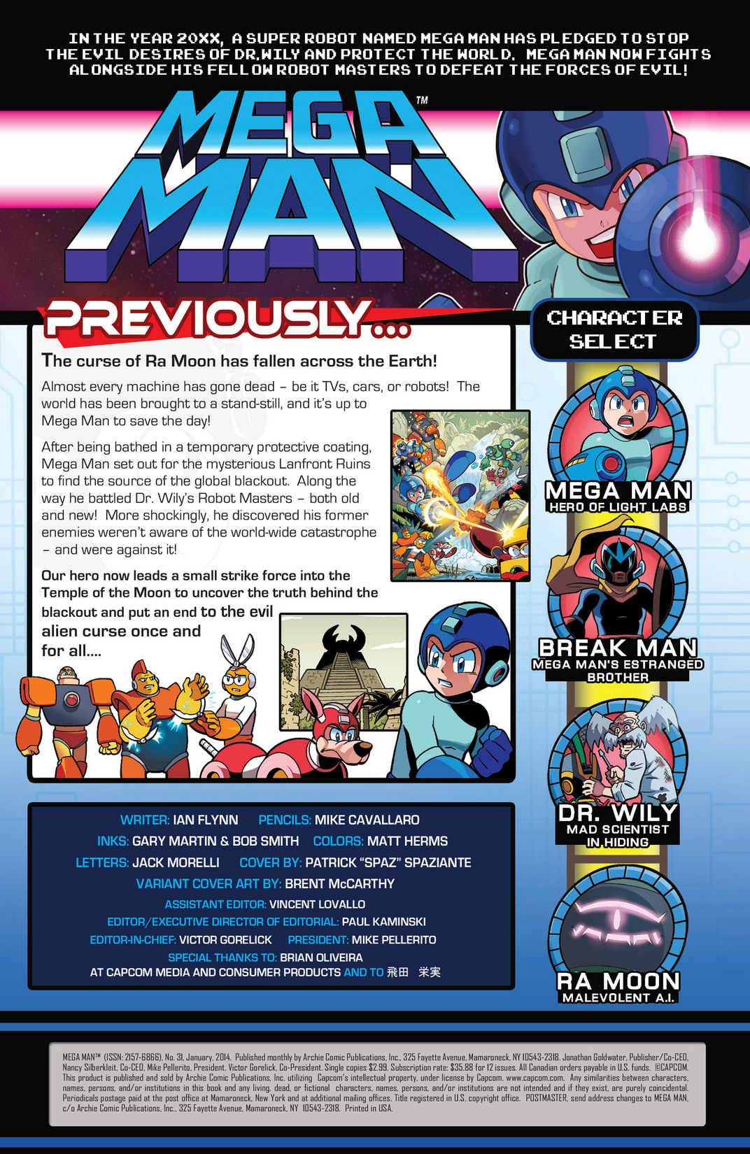 Read online Mega Man comic -  Issue #31 - 2