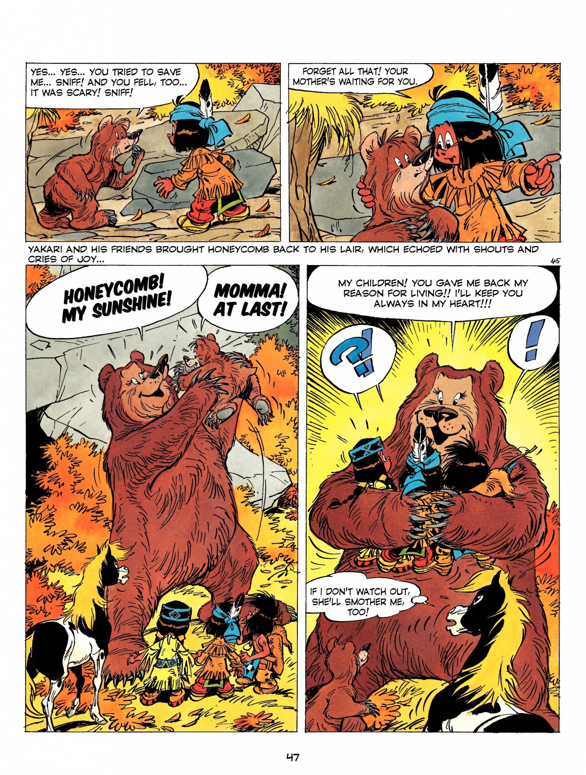 Read online Yakari comic -  Issue #10 - 47