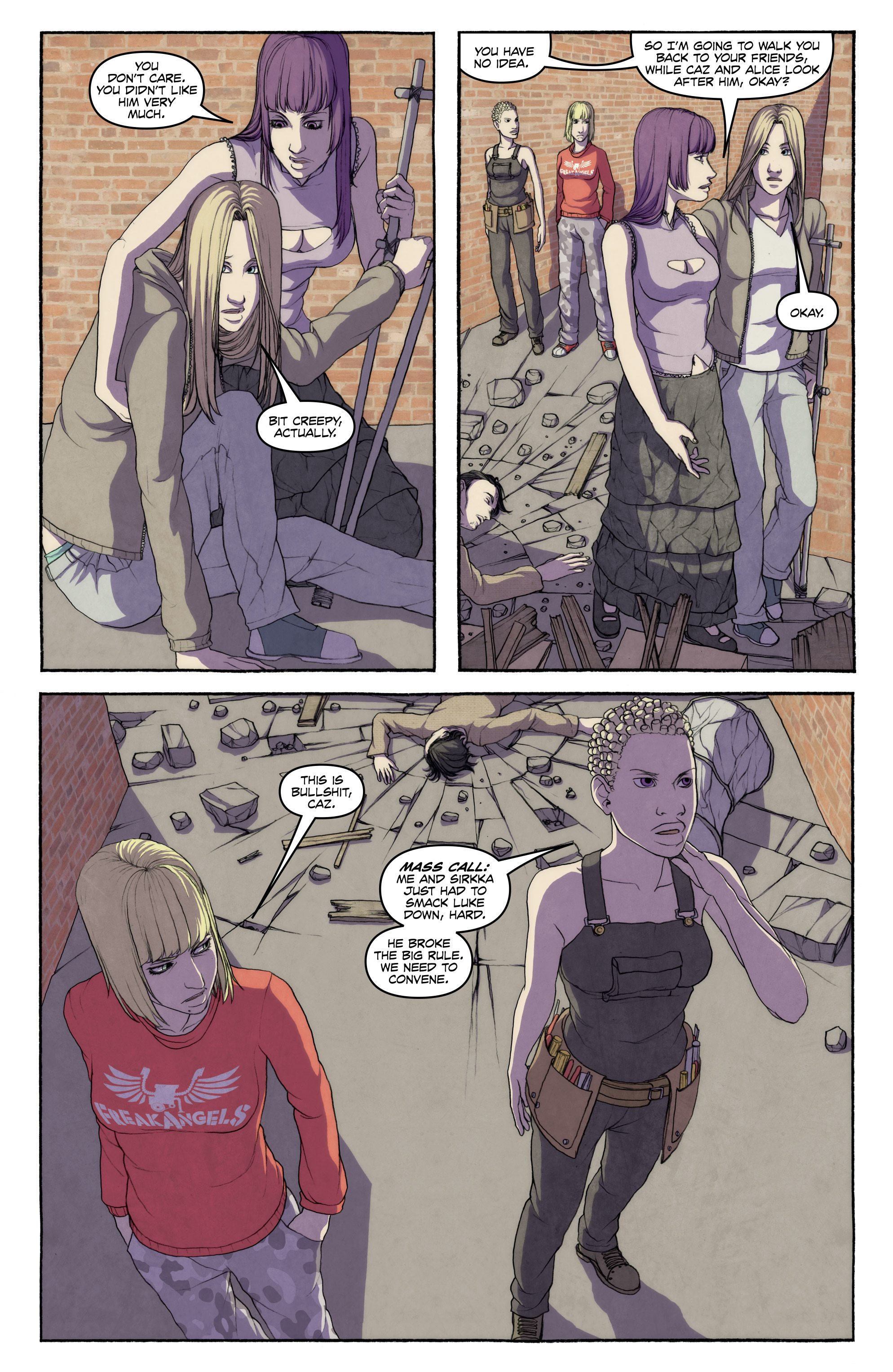Read online FreakAngels comic -  Issue #3 - 71