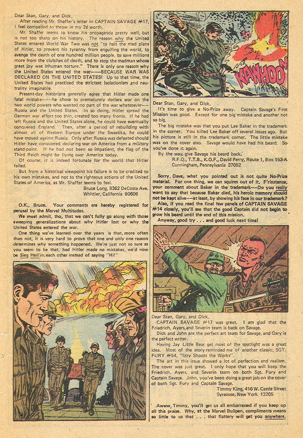 Read online Captain Savage and his Leatherneck Raiders comic -  Issue #19 - 33
