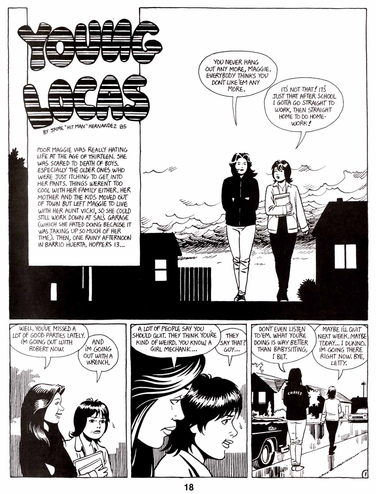 Read online Love and Rockets (1982) comic -  Issue #13 - 28