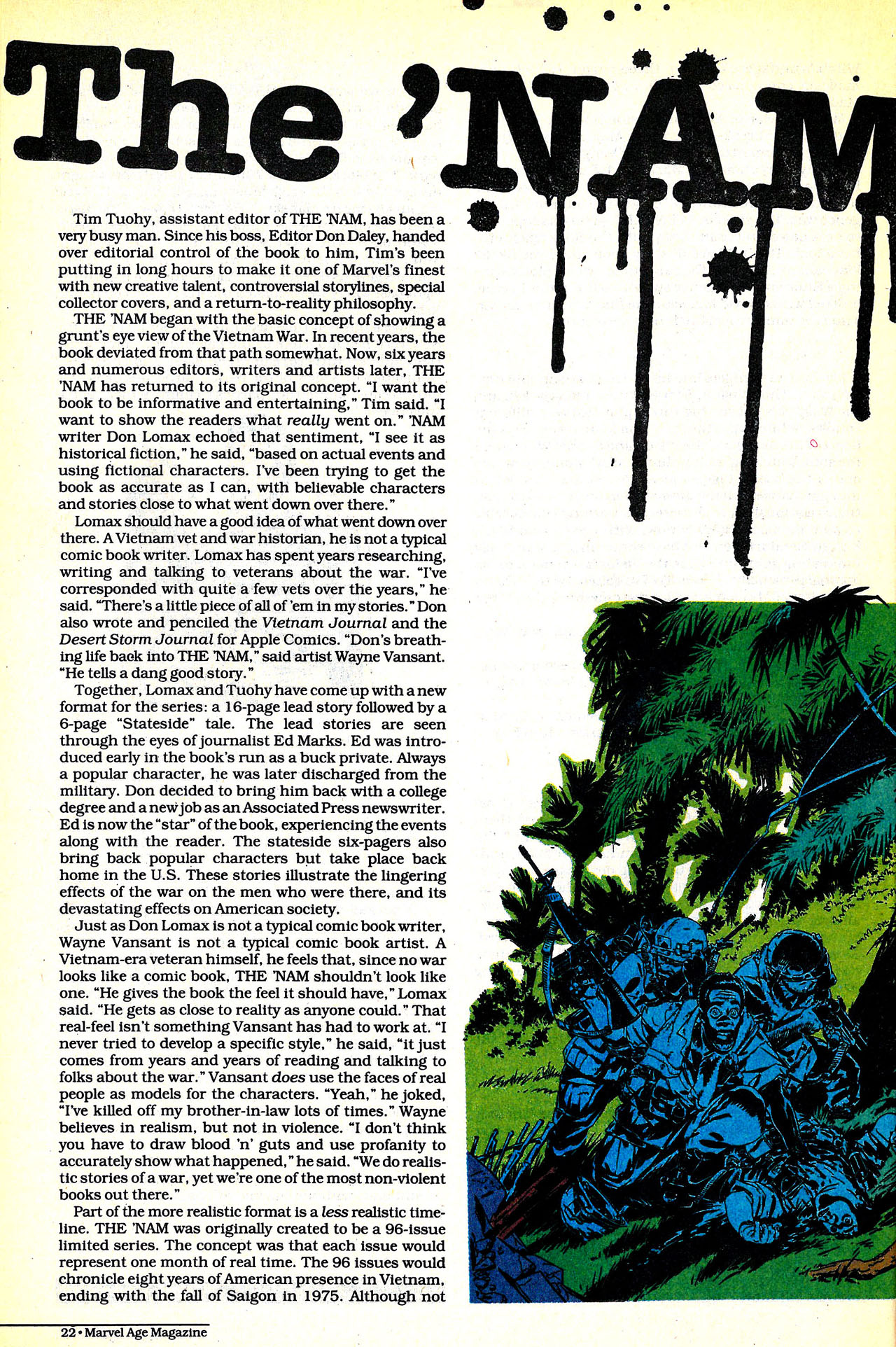 Read online Marvel Age comic -  Issue #122 - 23