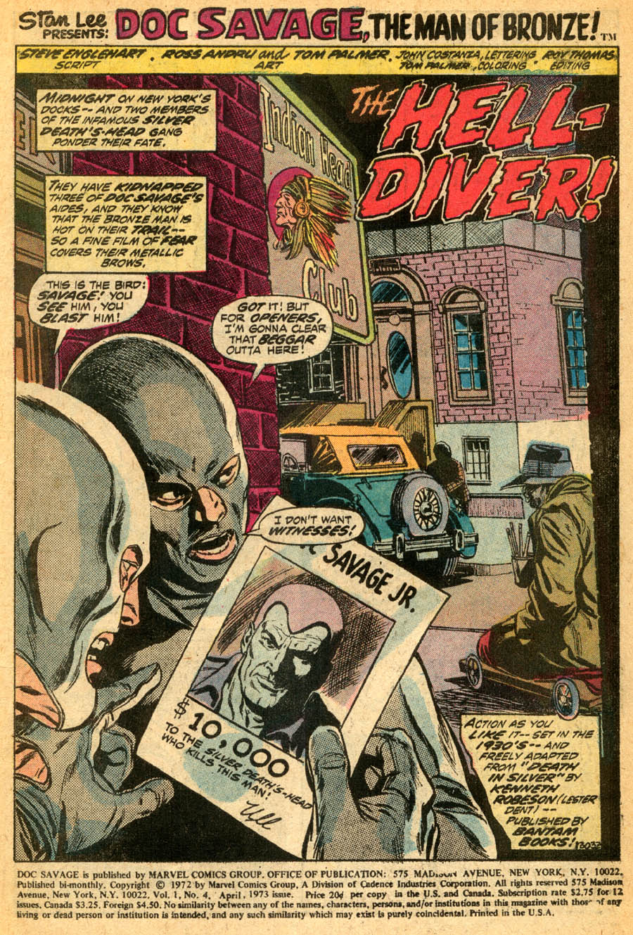 Read online Doc Savage (1972) comic -  Issue #4 - 2