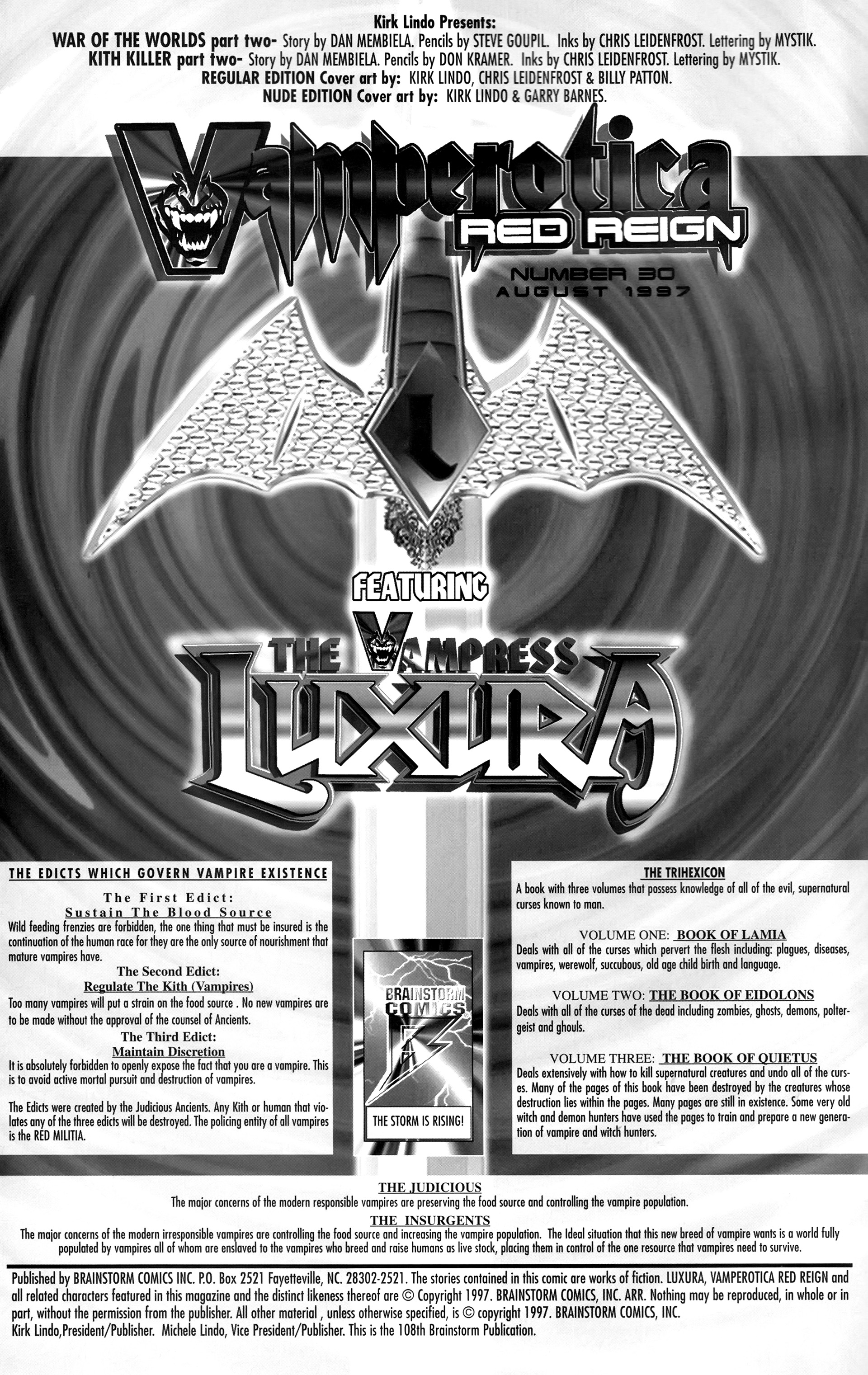 Read online Vamperotica comic -  Issue #30 - 2