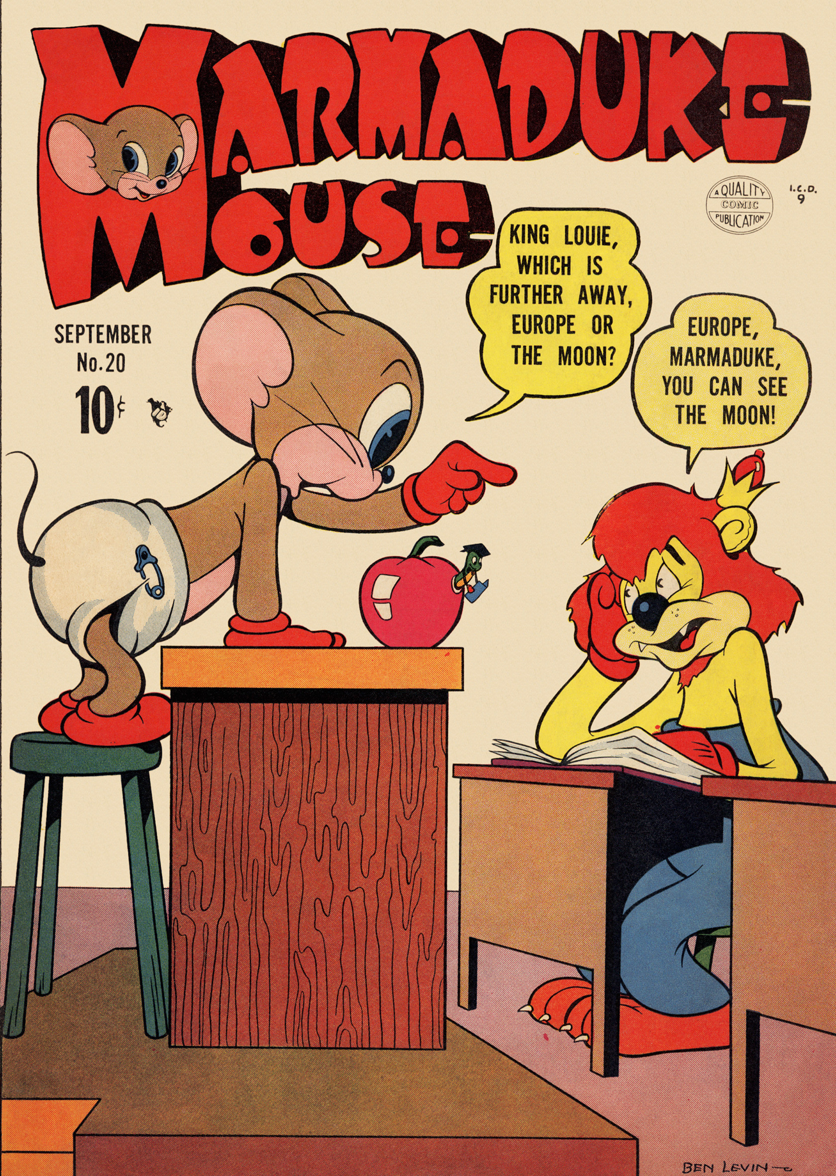 Read online Marmaduke Mouse comic -  Issue #20 - 1