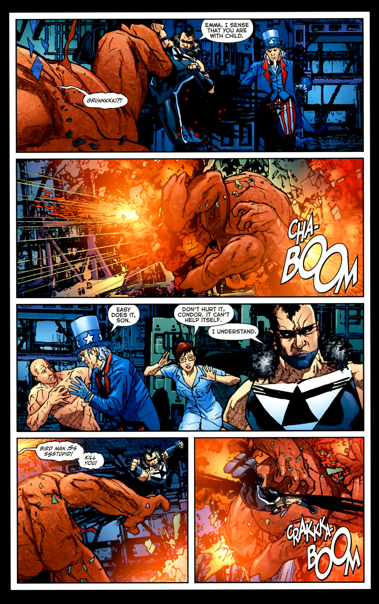 Read online Uncle Sam and the Freedom Fighters (2007) comic -  Issue #8 - 16