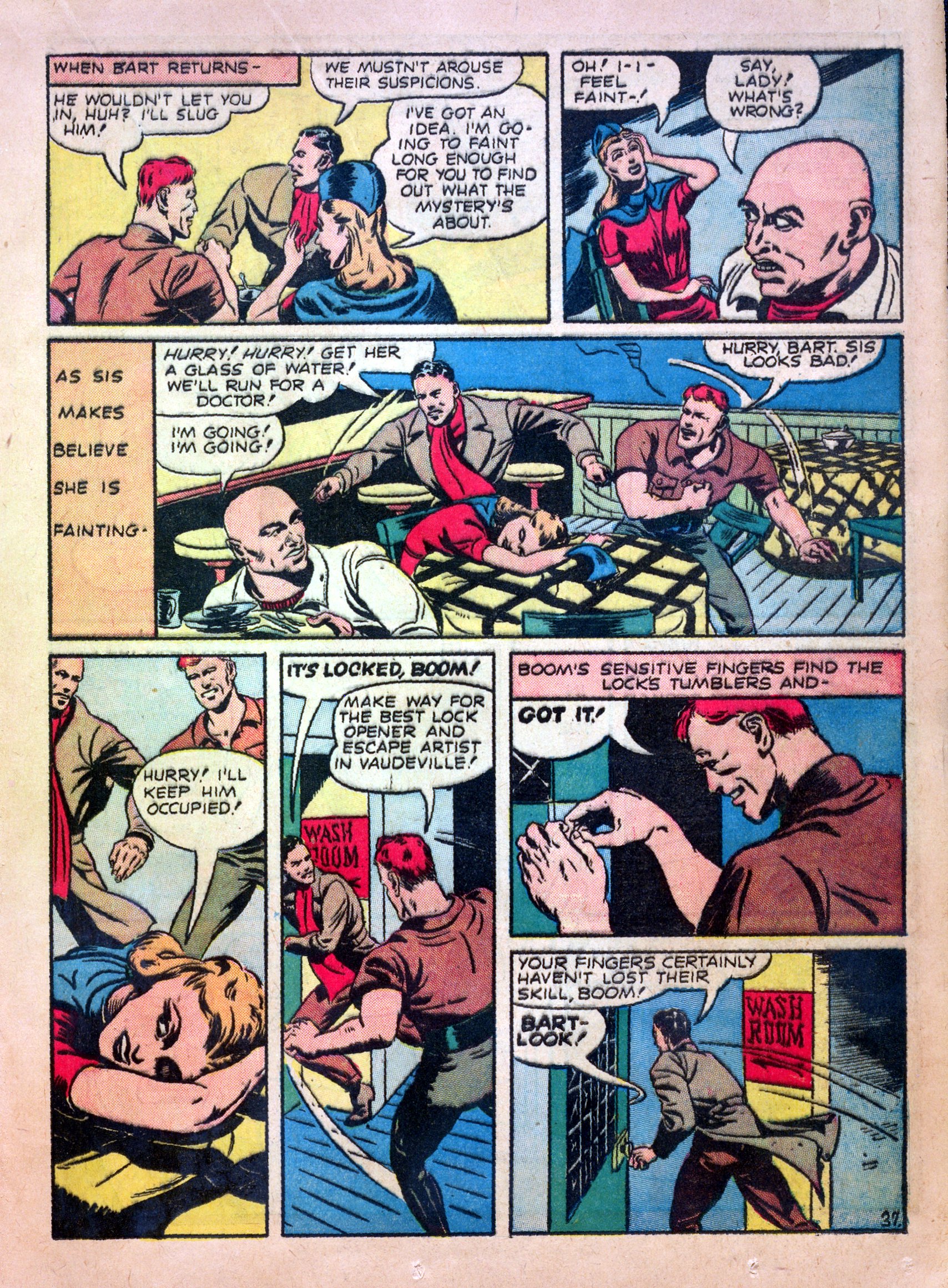 Read online Our Flag Comics comic -  Issue #1 - 39