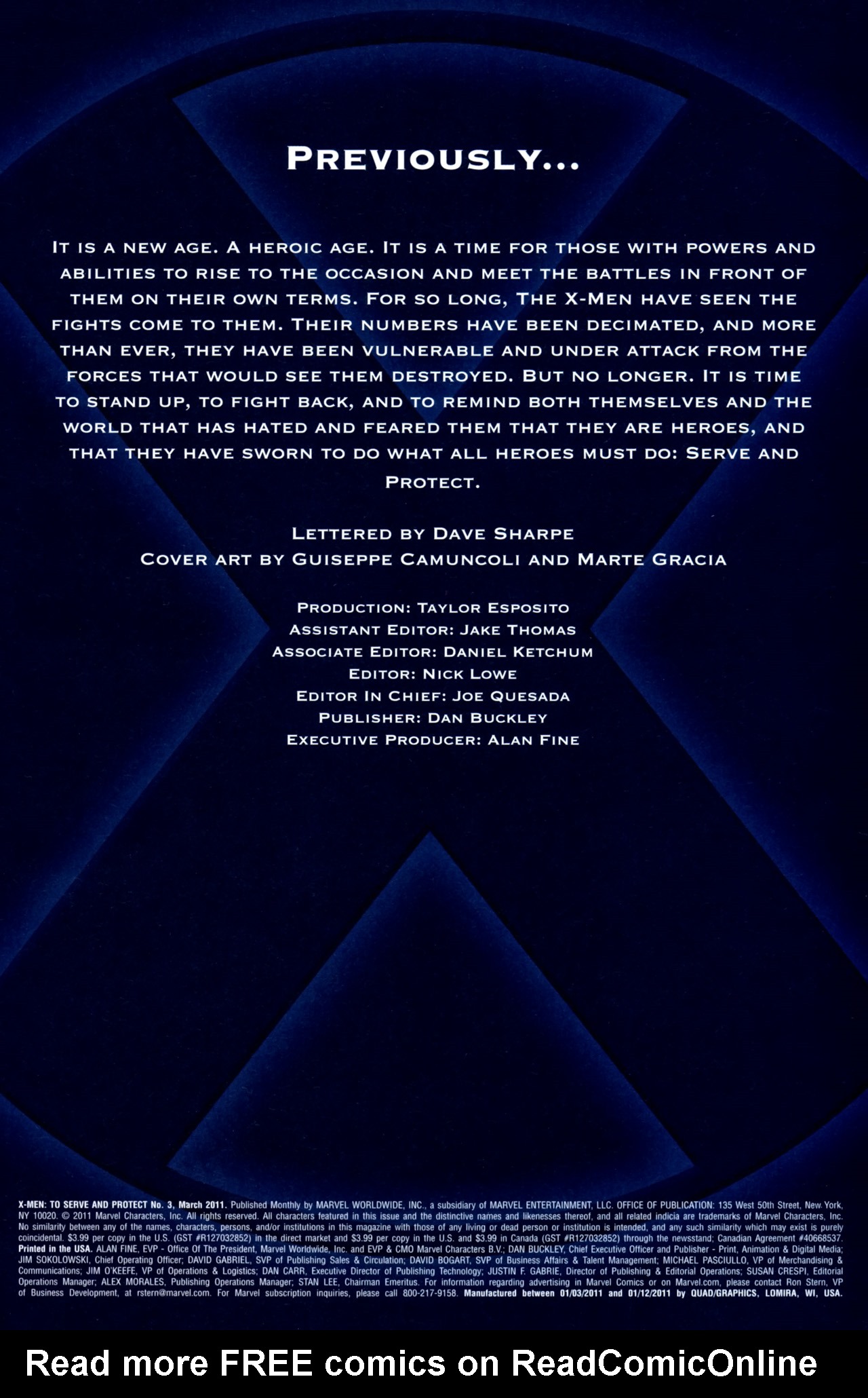 Read online X-Men: To Serve And Protect comic -  Issue #3 - 3