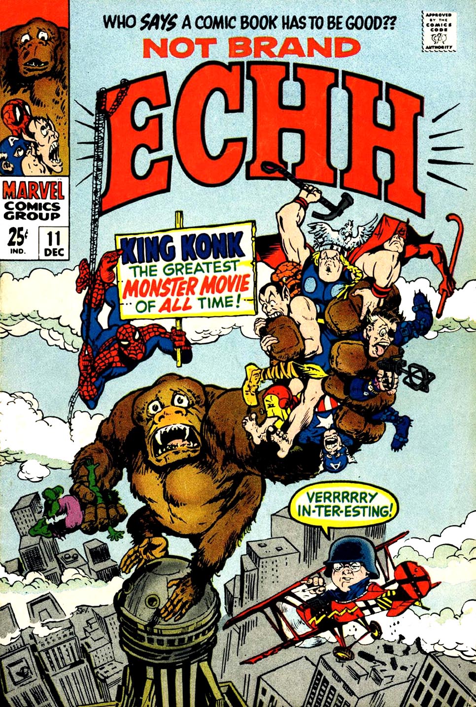 Read online Not Brand Echh comic -  Issue #11 - 1