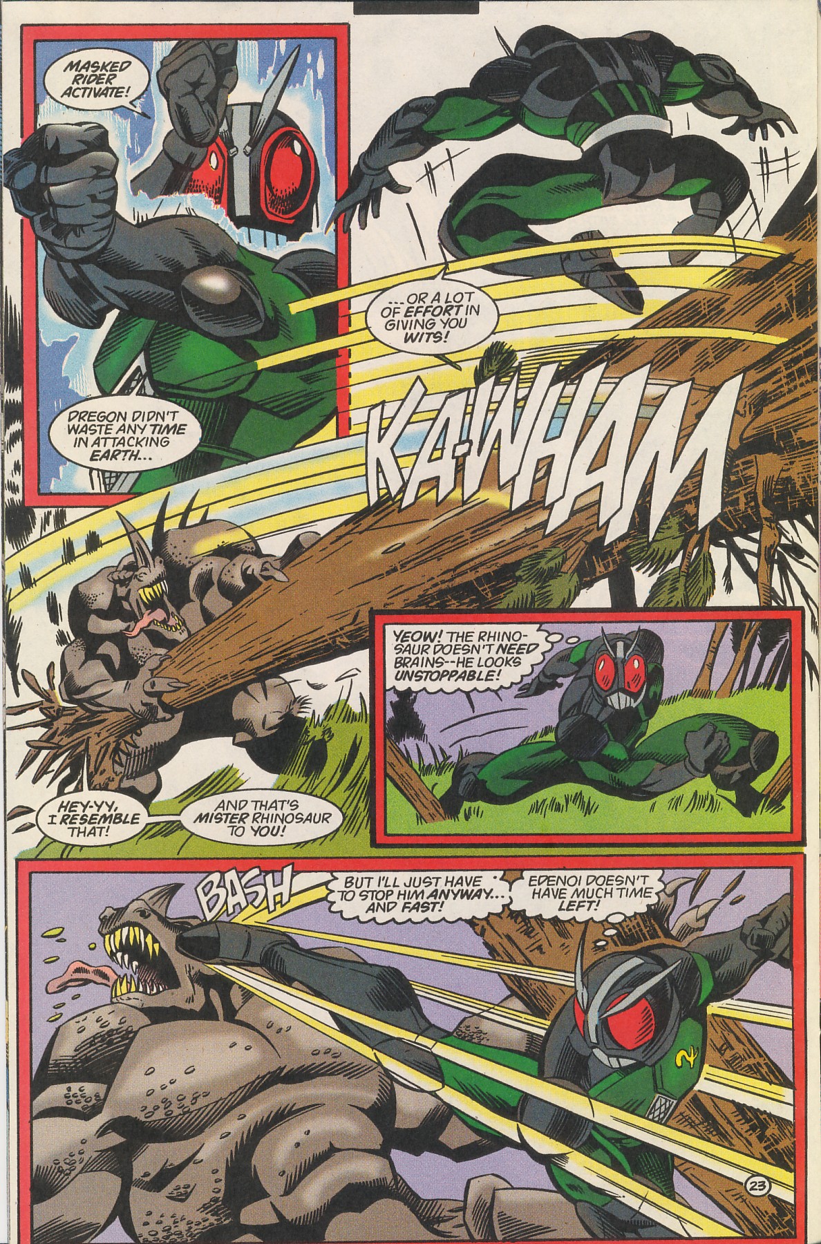 Read online Masked Rider comic -  Issue # Full - 28