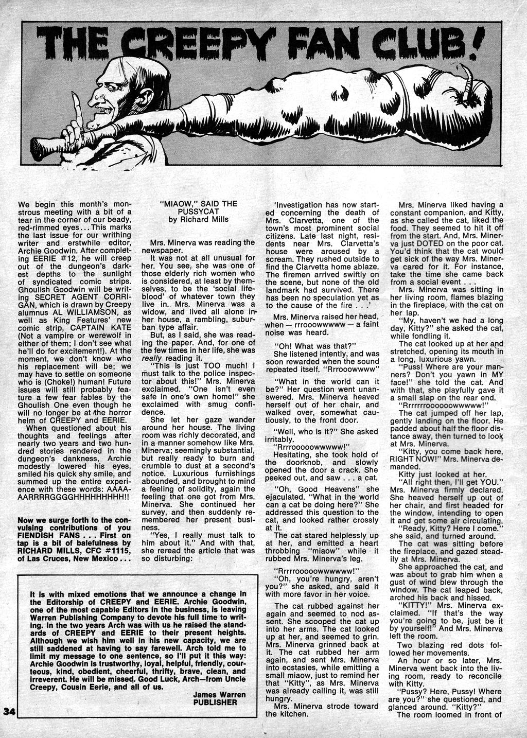 Read online Creepy (1964) comic -  Issue #17 - 34