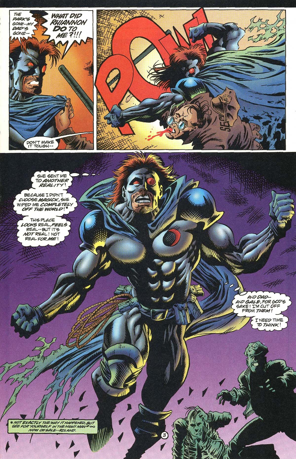 Read online The Night Man Vs. Wolverine comic -  Issue # Full - 6