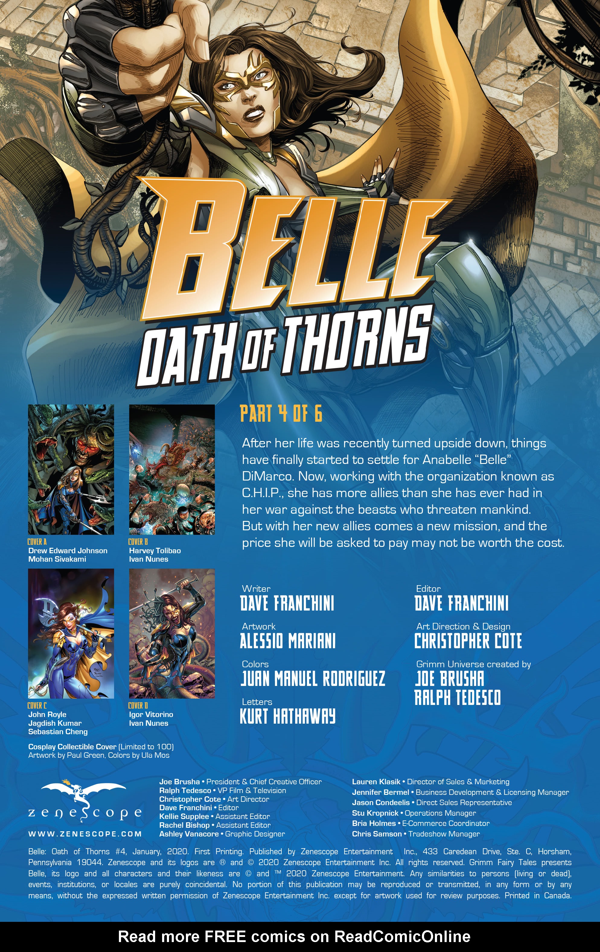Read online Belle: Oath of Thorns comic -  Issue #4 - 2
