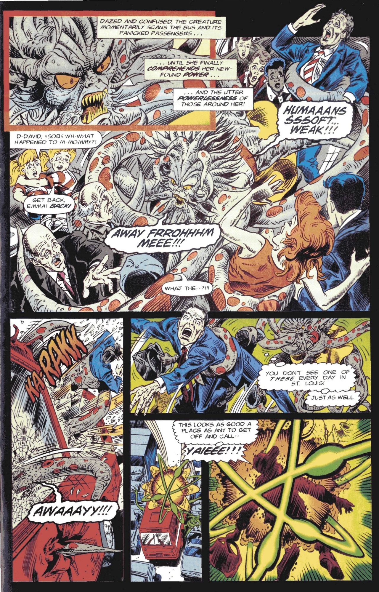 Read online The X-Men And Captain Universe: Sleeping Giants comic -  Issue # Full - 5