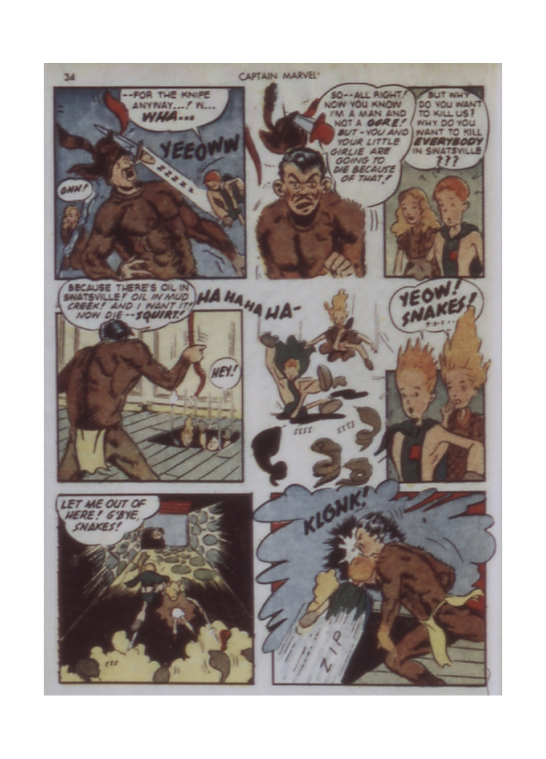 Read online Captain Marvel Adventures comic -  Issue #7 - 34